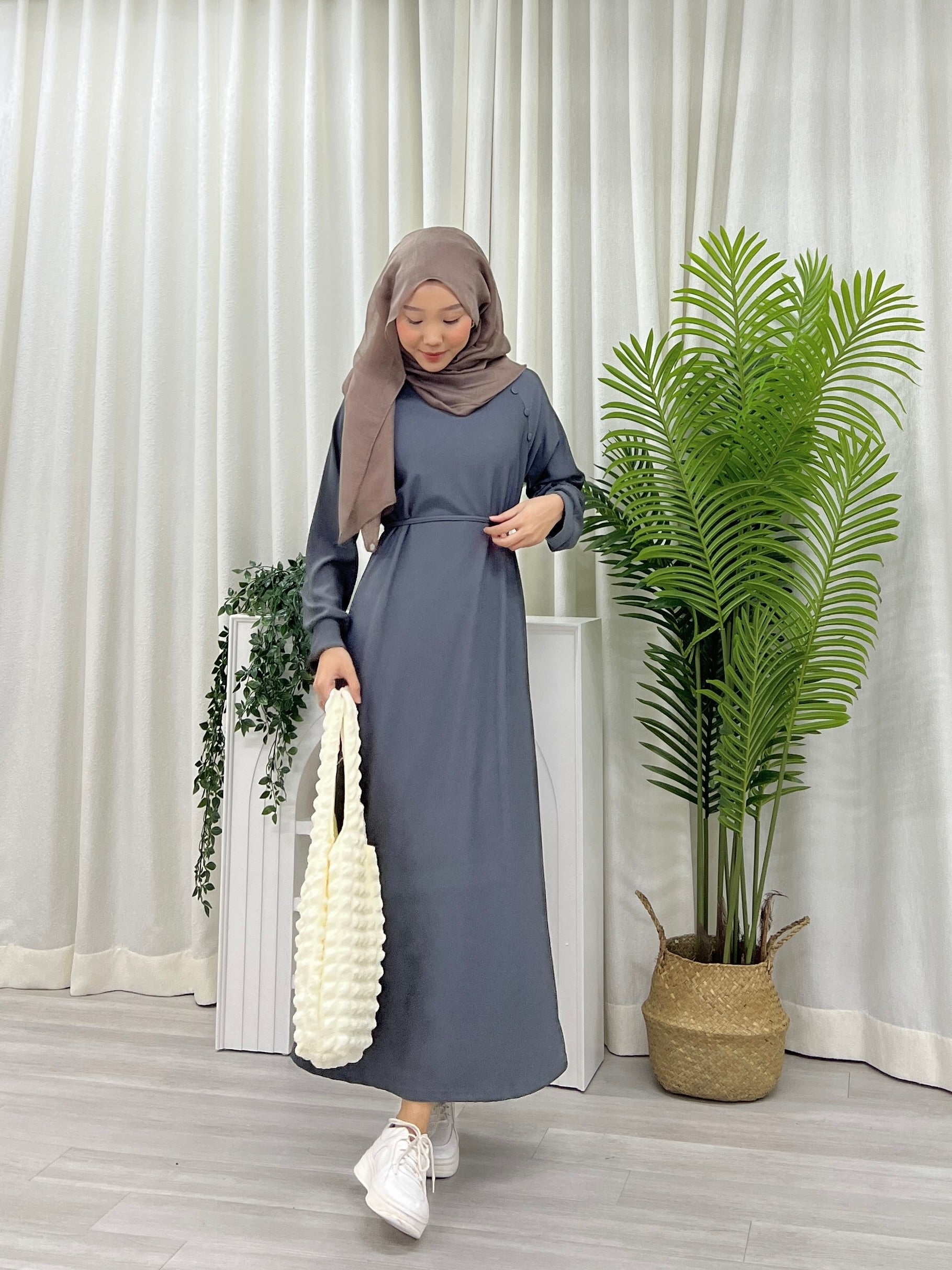 Molley Ribbed Long Dress Morden