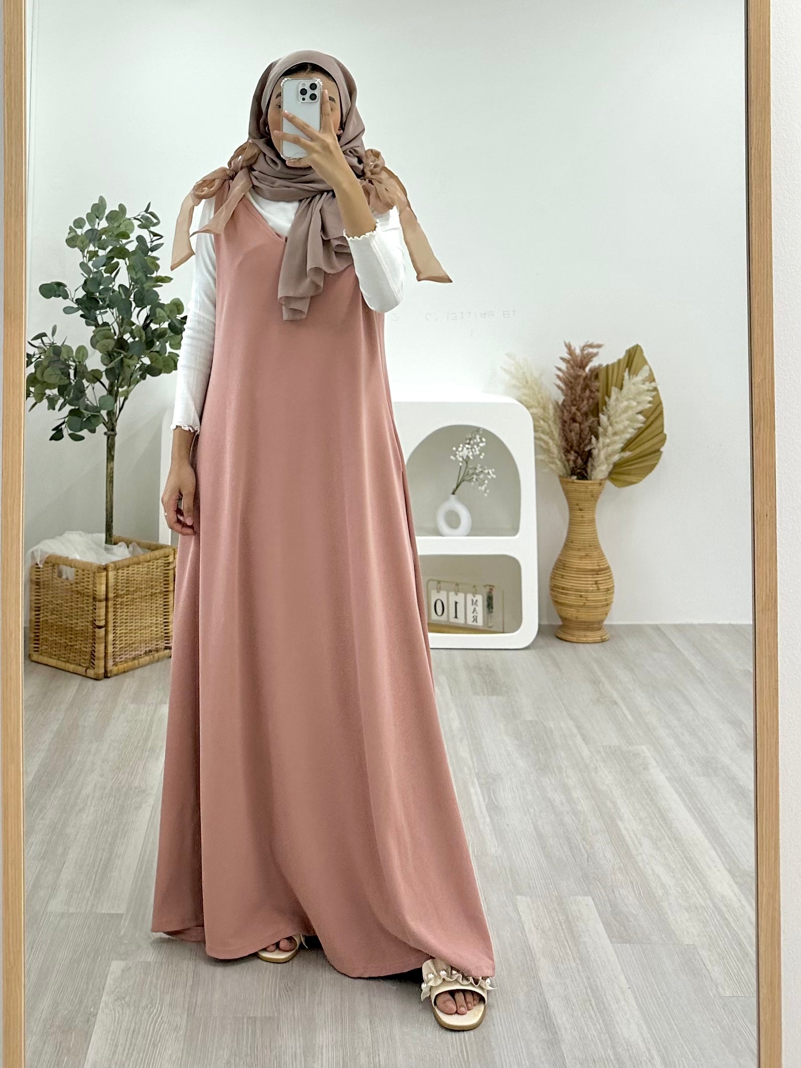 Ribbon Tie Maxi Dress