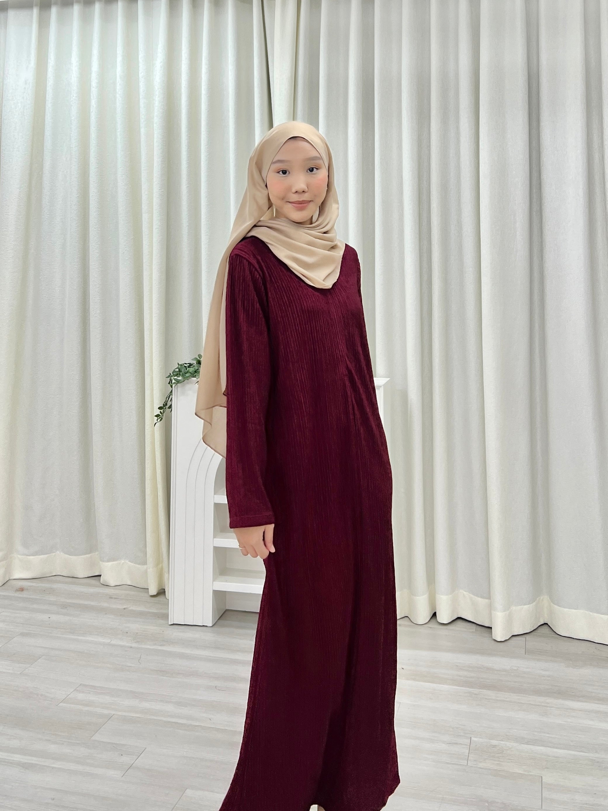 Miya Elegant Pleated Dress