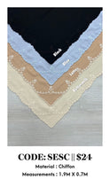 Load image into Gallery viewer, Sulam Embroidered Shawl - Crown