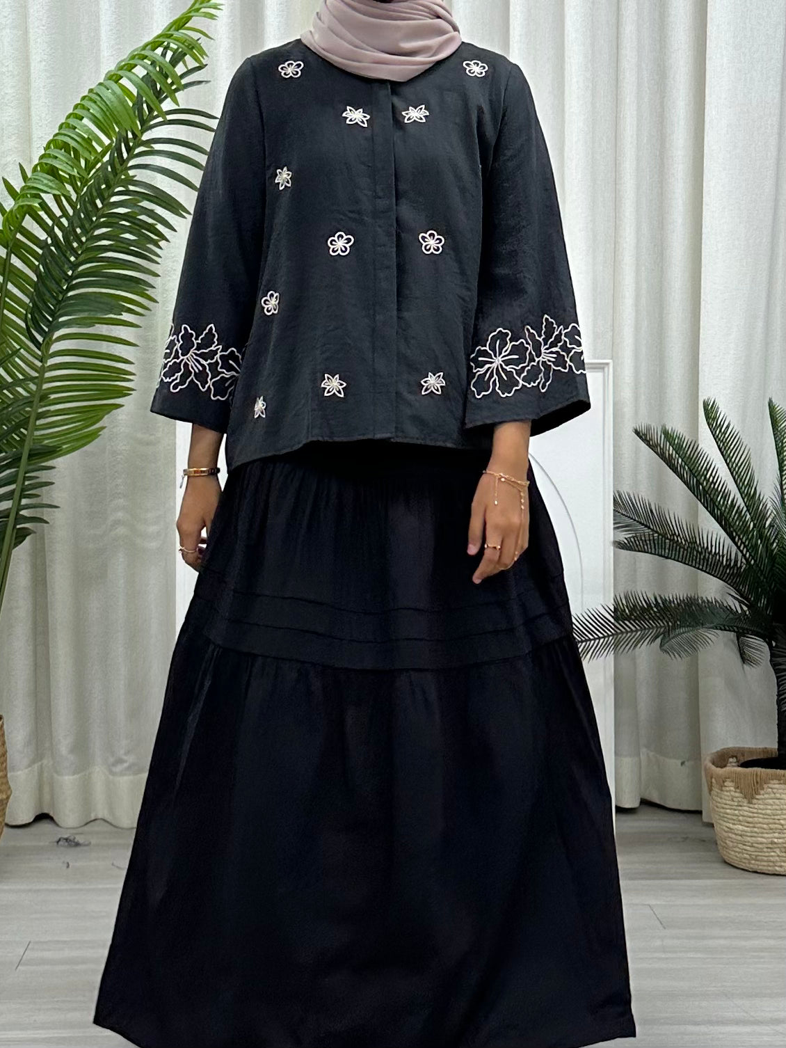 Lily Bloom Kurung Top - Button