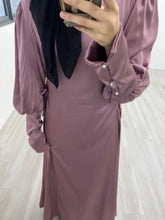 Load image into Gallery viewer, Satin Side Knot Dress
