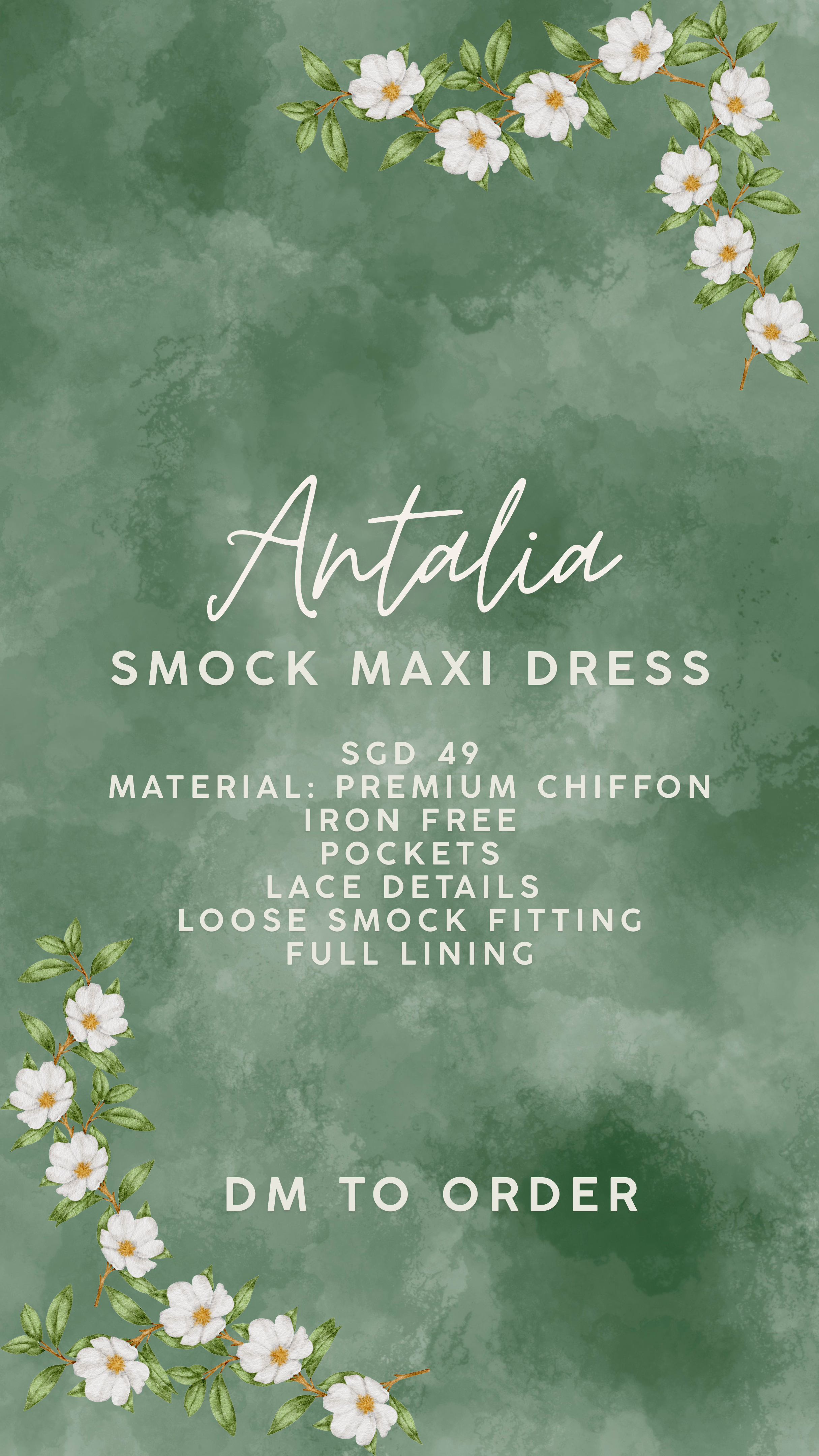 Antalia Smock Maxi Dress