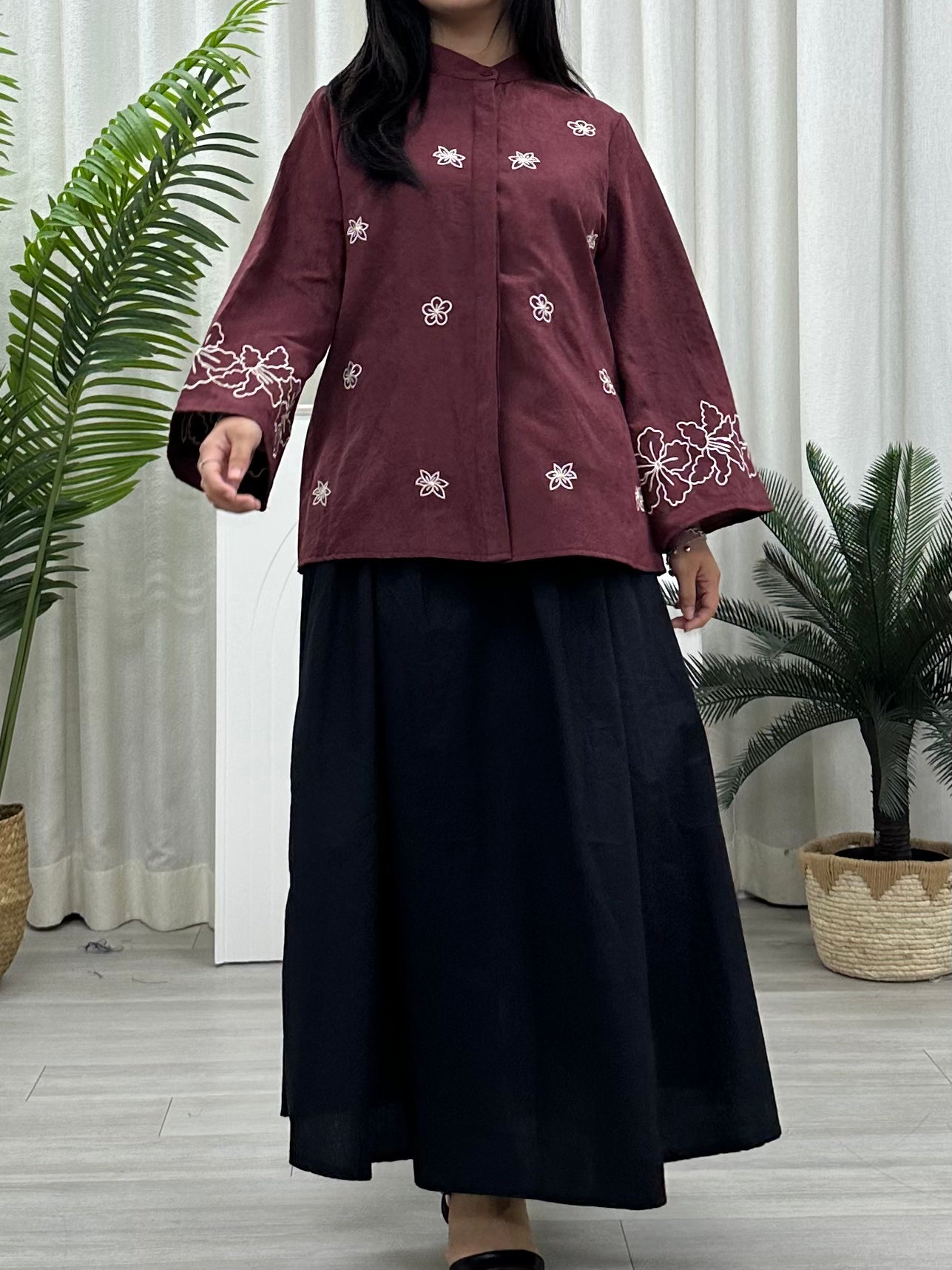 Lily Bloom Kurung Top - Button