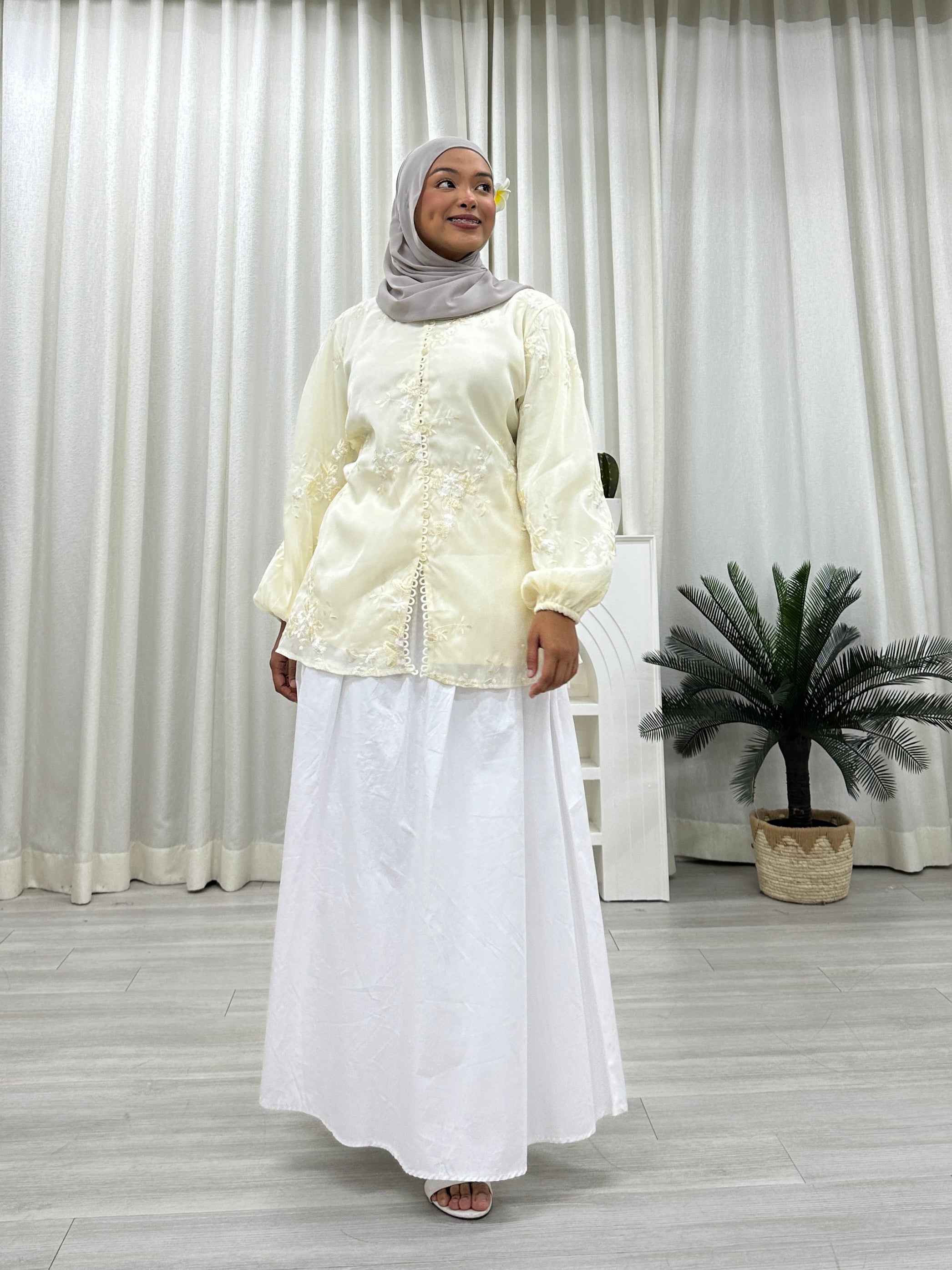 Wanderlace Blouse - Mira Attached sash