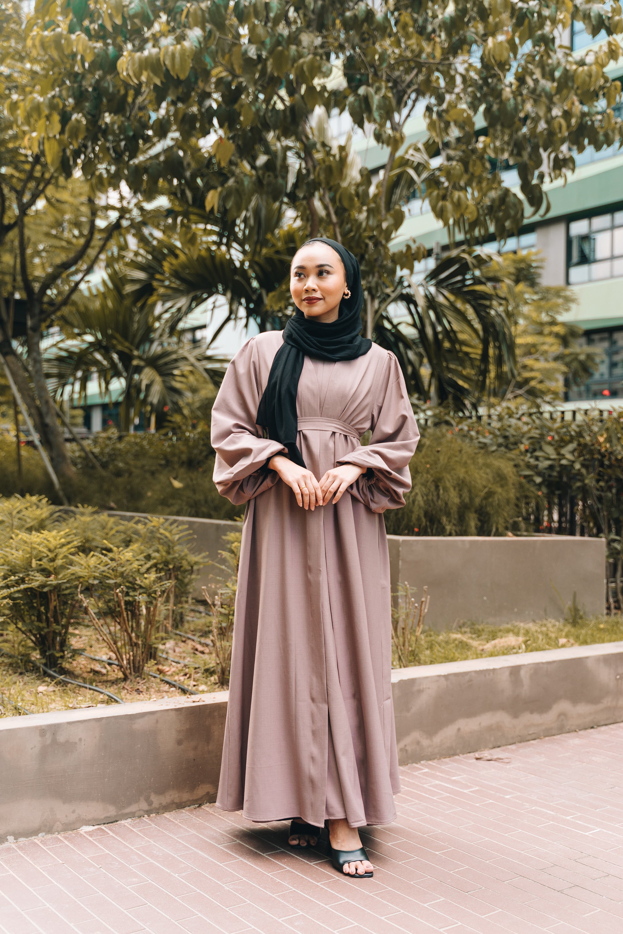 Balloon Sleeve Abaya