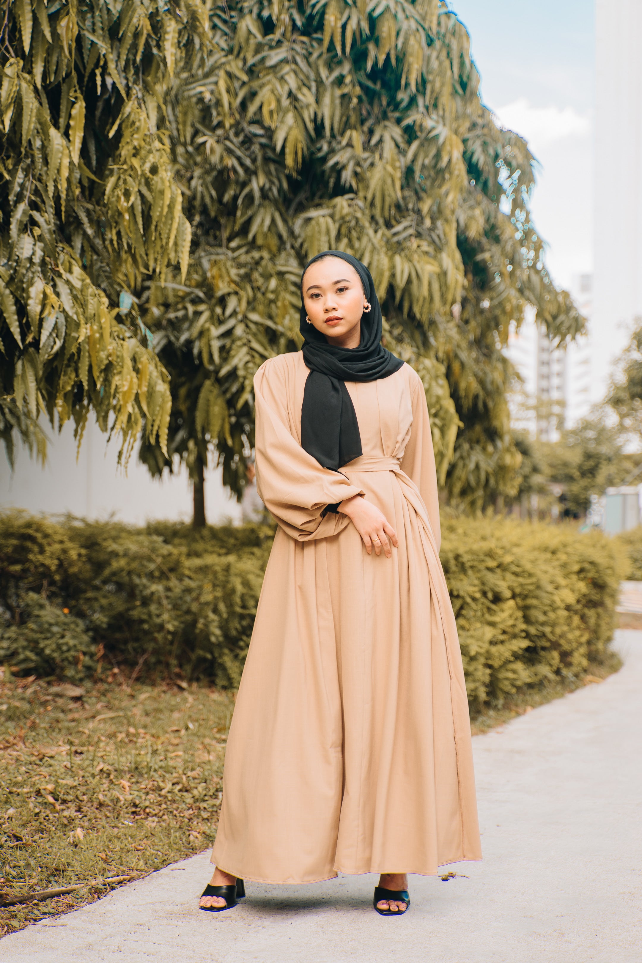 Balloon Sleeve Abaya