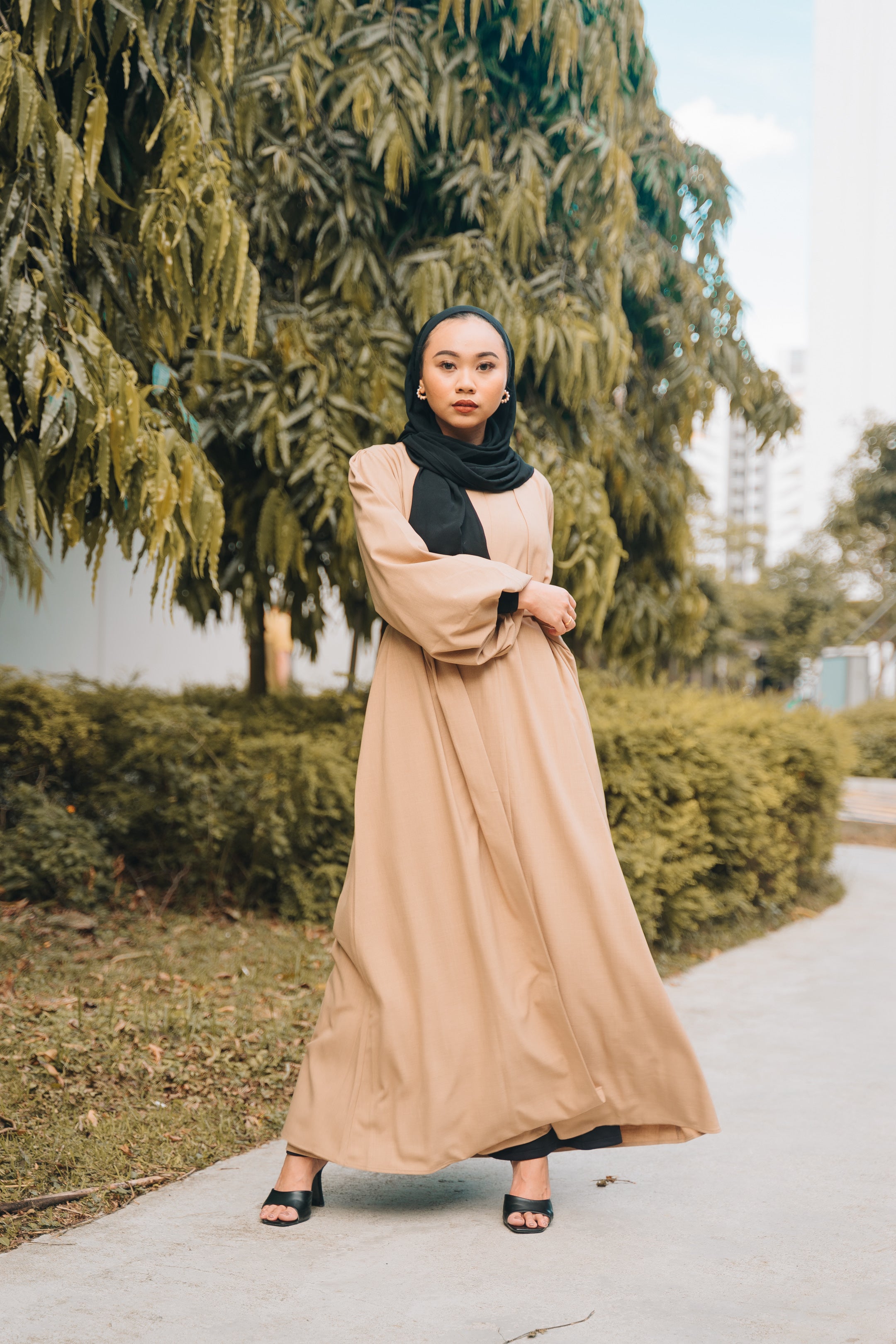 Balloon Sleeve Abaya