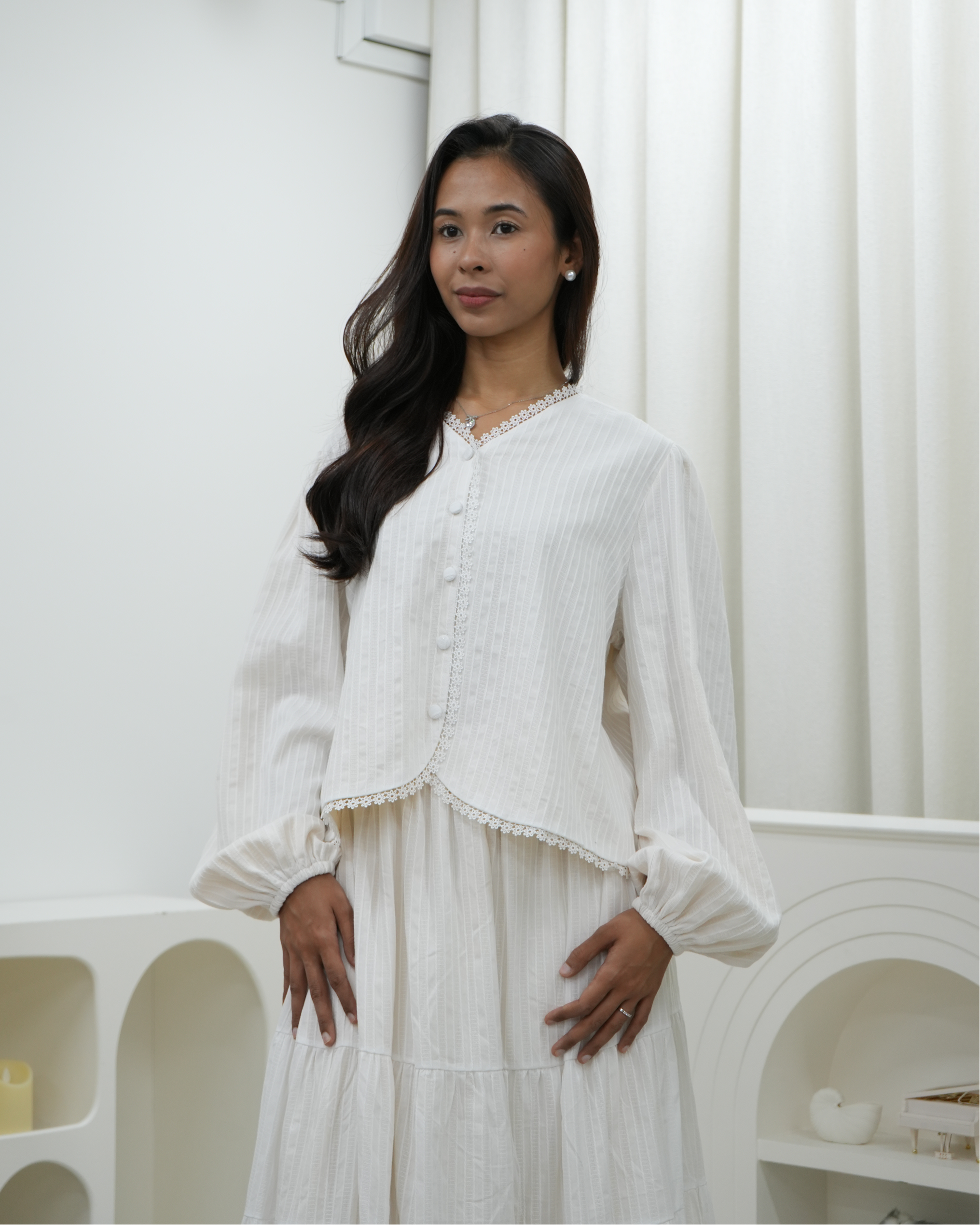 Solene Skirt set - Minimal Stripes