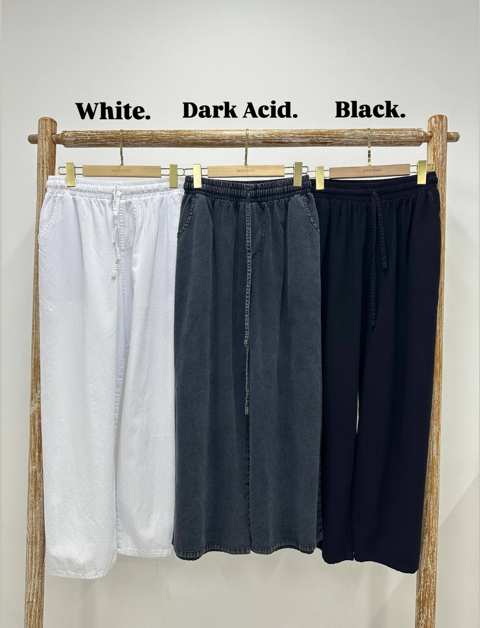 Denim Straight Pants Casual