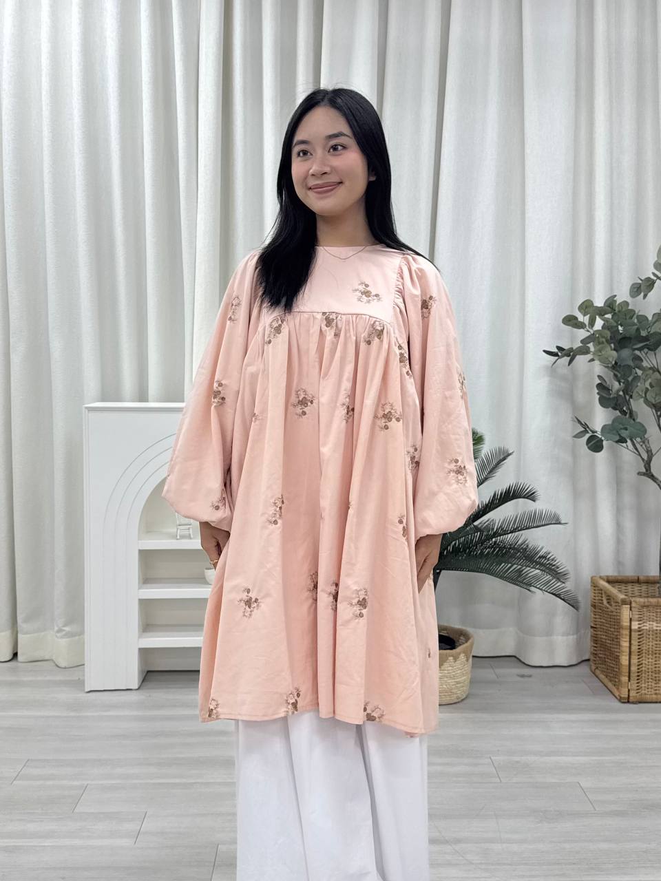Embo Babydoll Tunic - Ashira Pockets