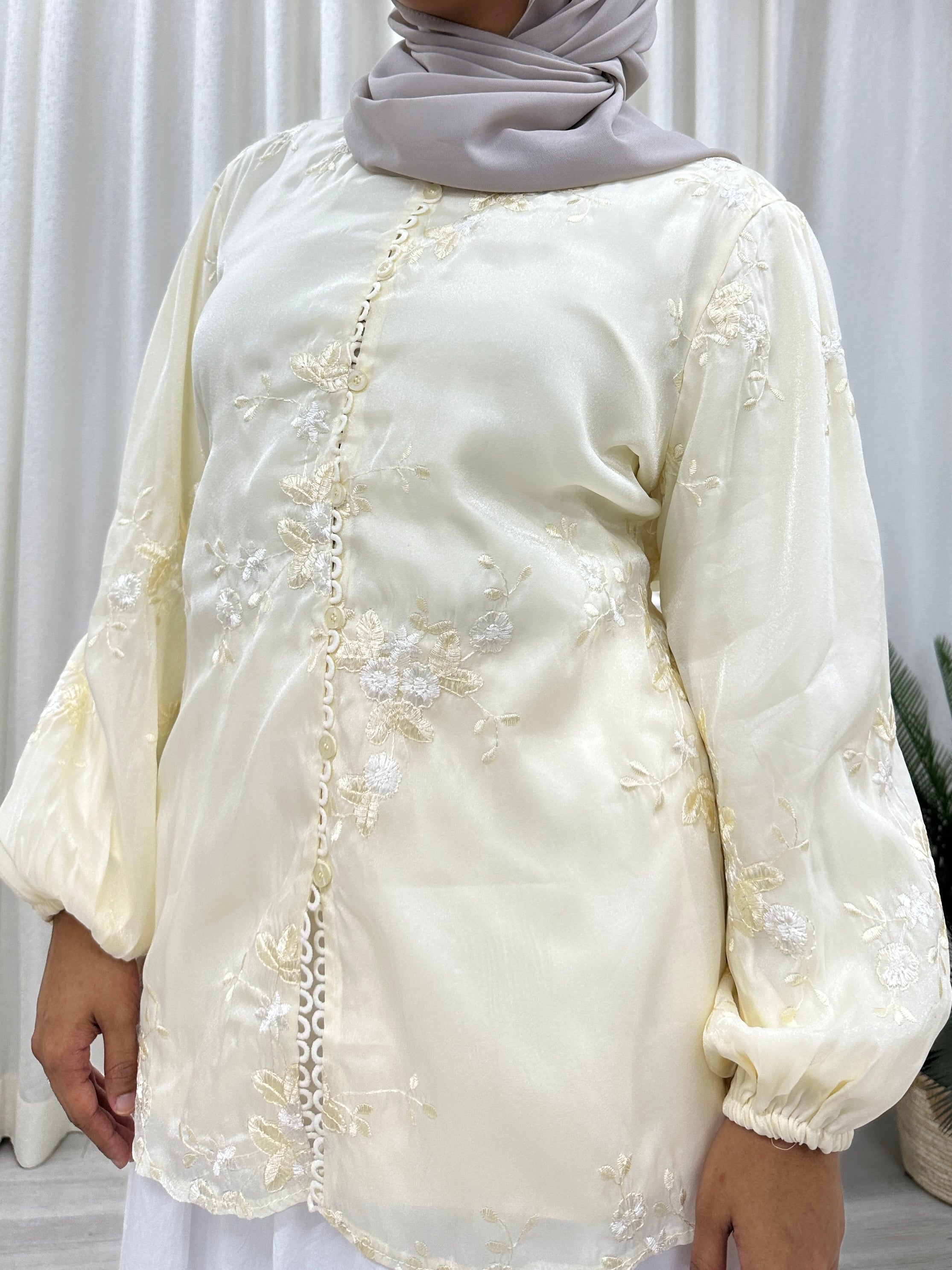 Wanderlace Blouse - Mira Attached sash