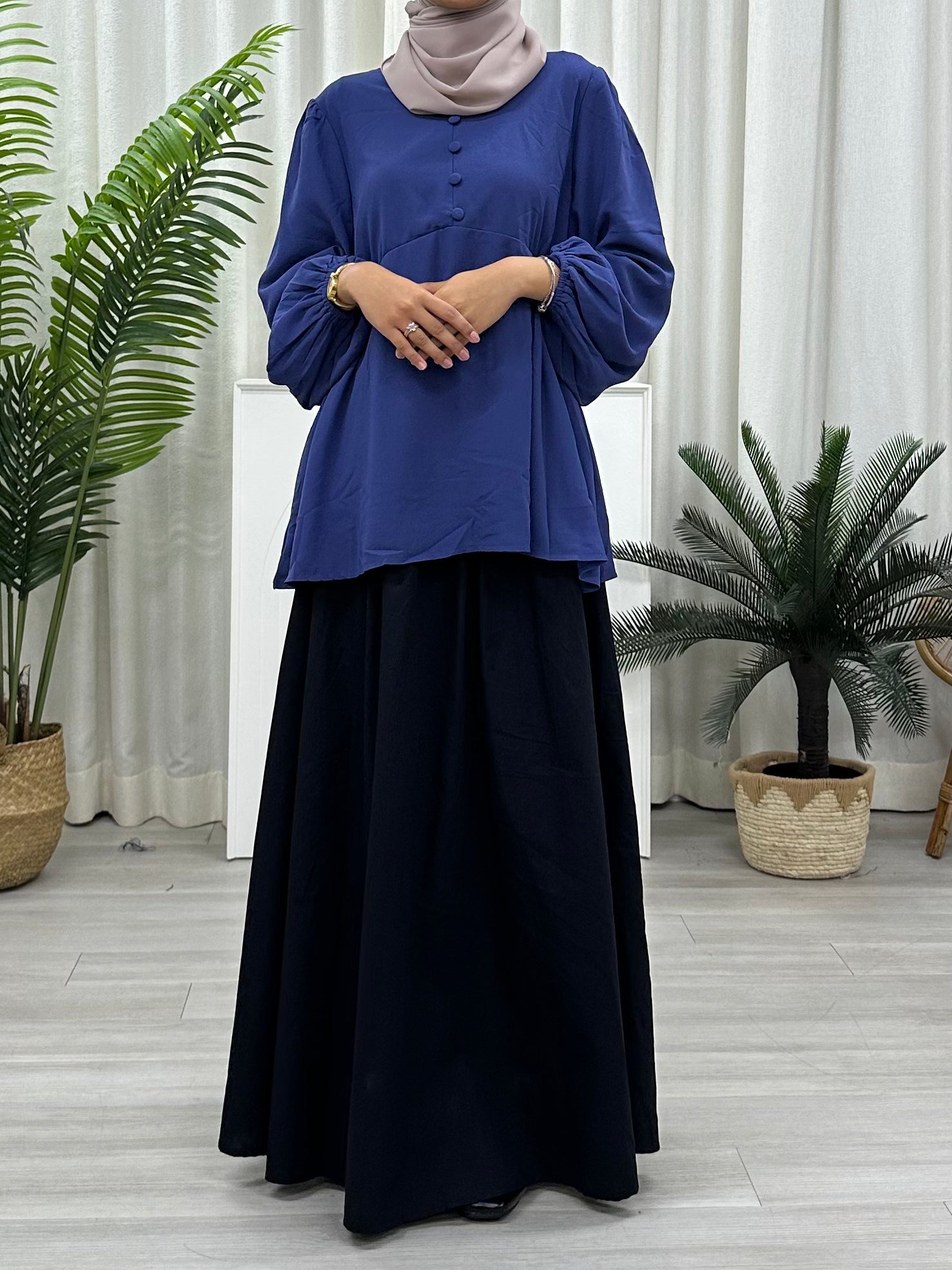 Arabella Flare Peplum Top