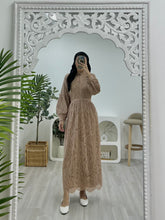 Load image into Gallery viewer, Safeeya Lace Ruffle Dress