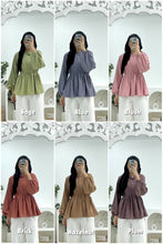 Load image into Gallery viewer, Polyester Ruched Ruffle Top