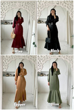 Load image into Gallery viewer, Smooth Satin Tiered Dress
