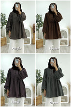 Load image into Gallery viewer, Sarah Button Pocket Top Houndstooth

