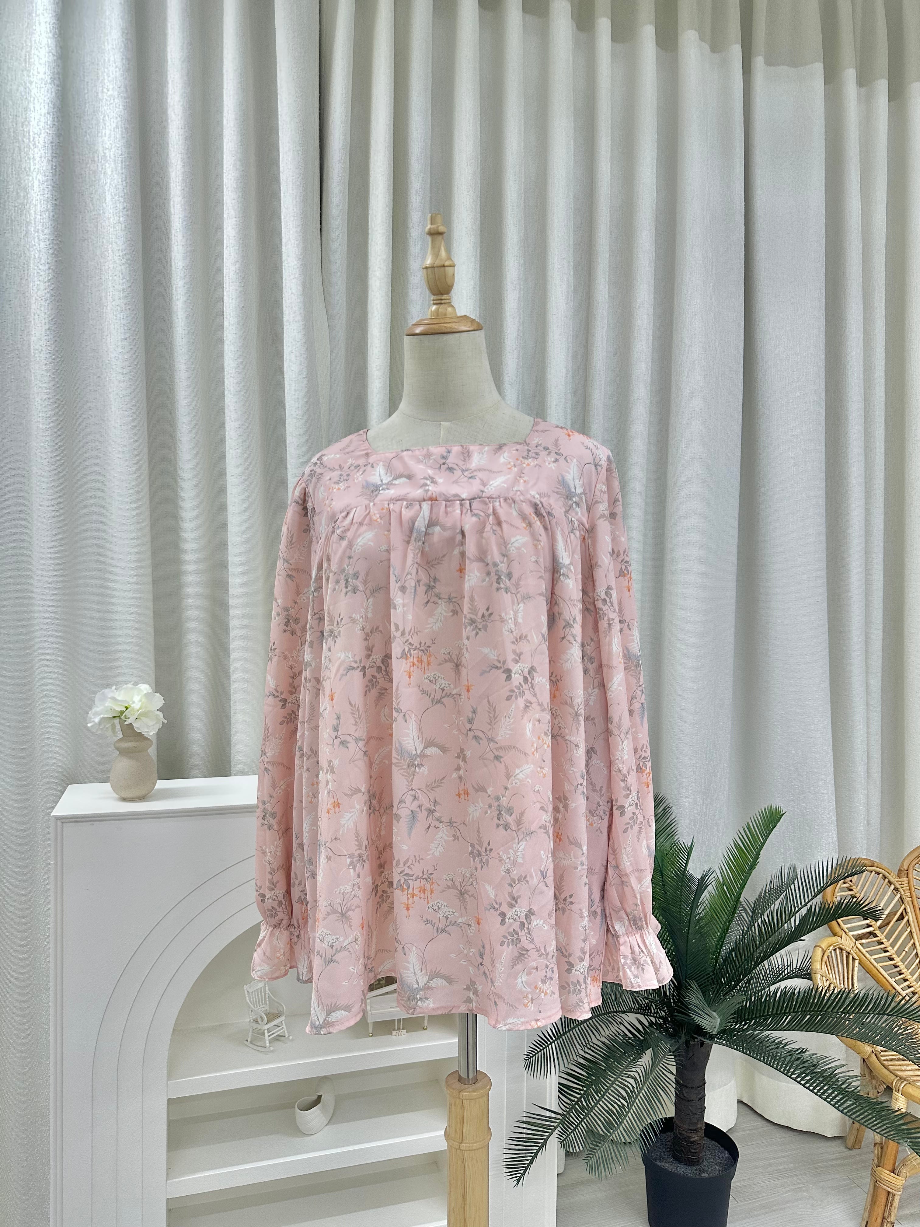 Farsi Printed Doll Chiffon Top