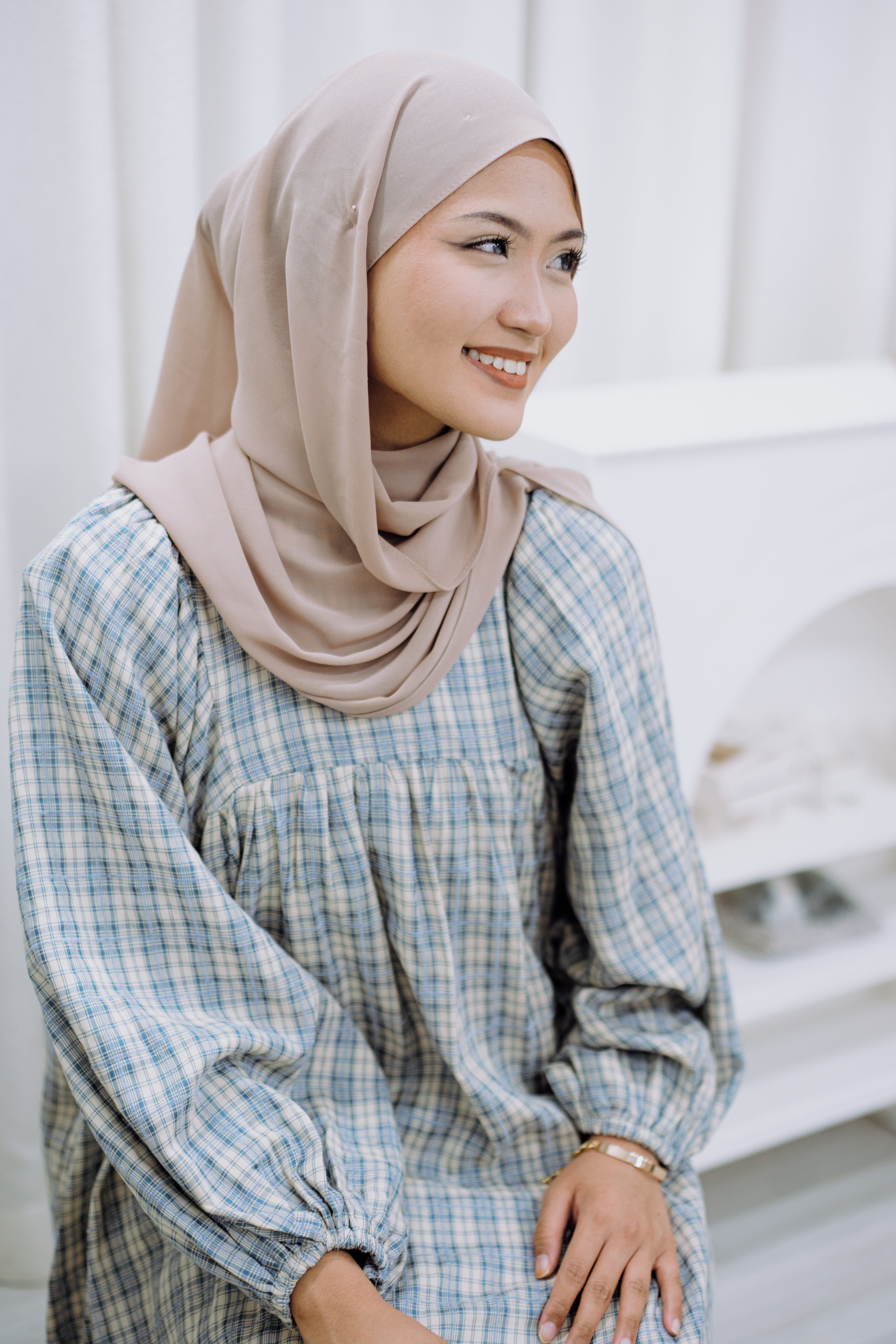 Babydoll Tunic - Check and Plaid