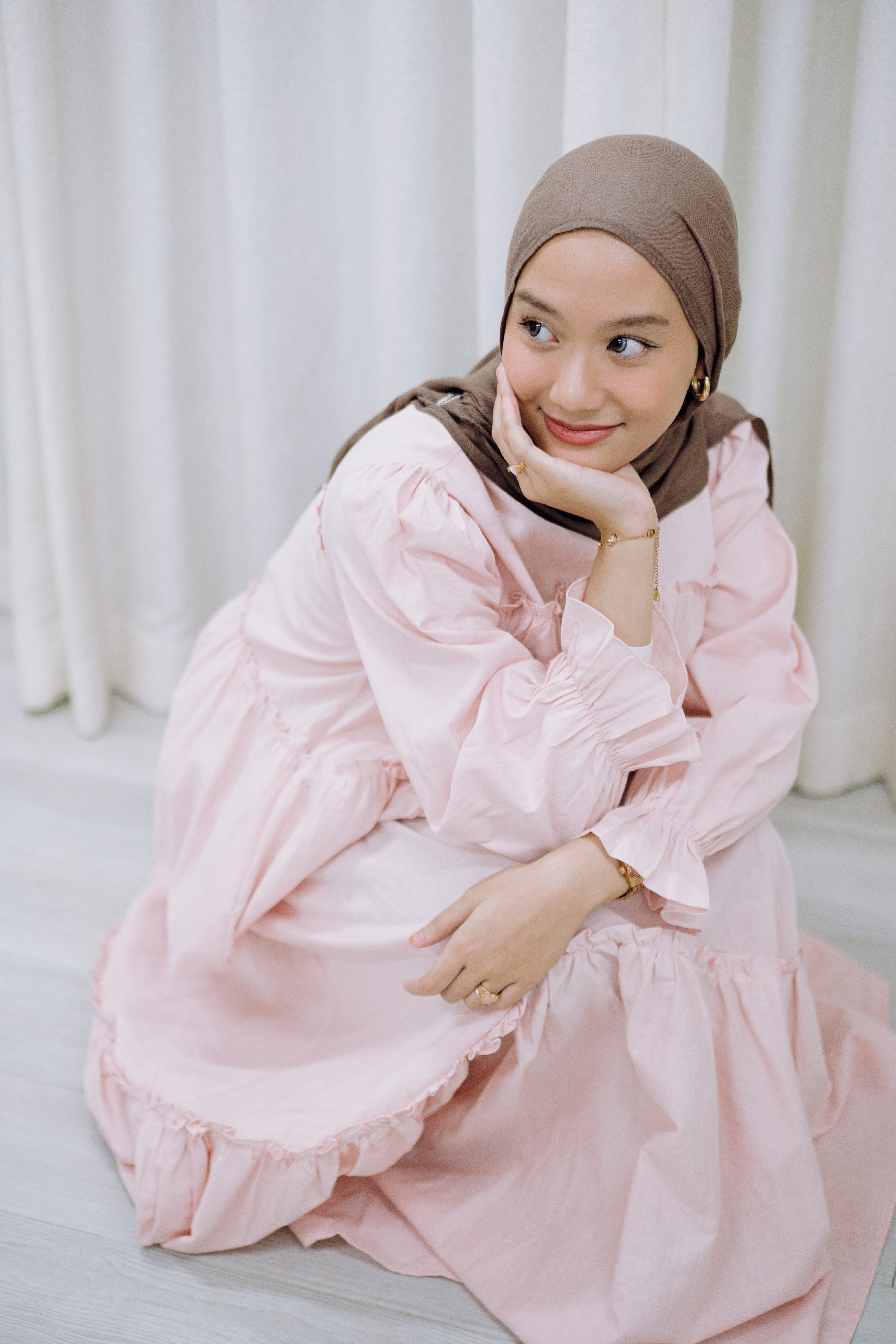 Aurette Ruffle Skirt Set HV Label