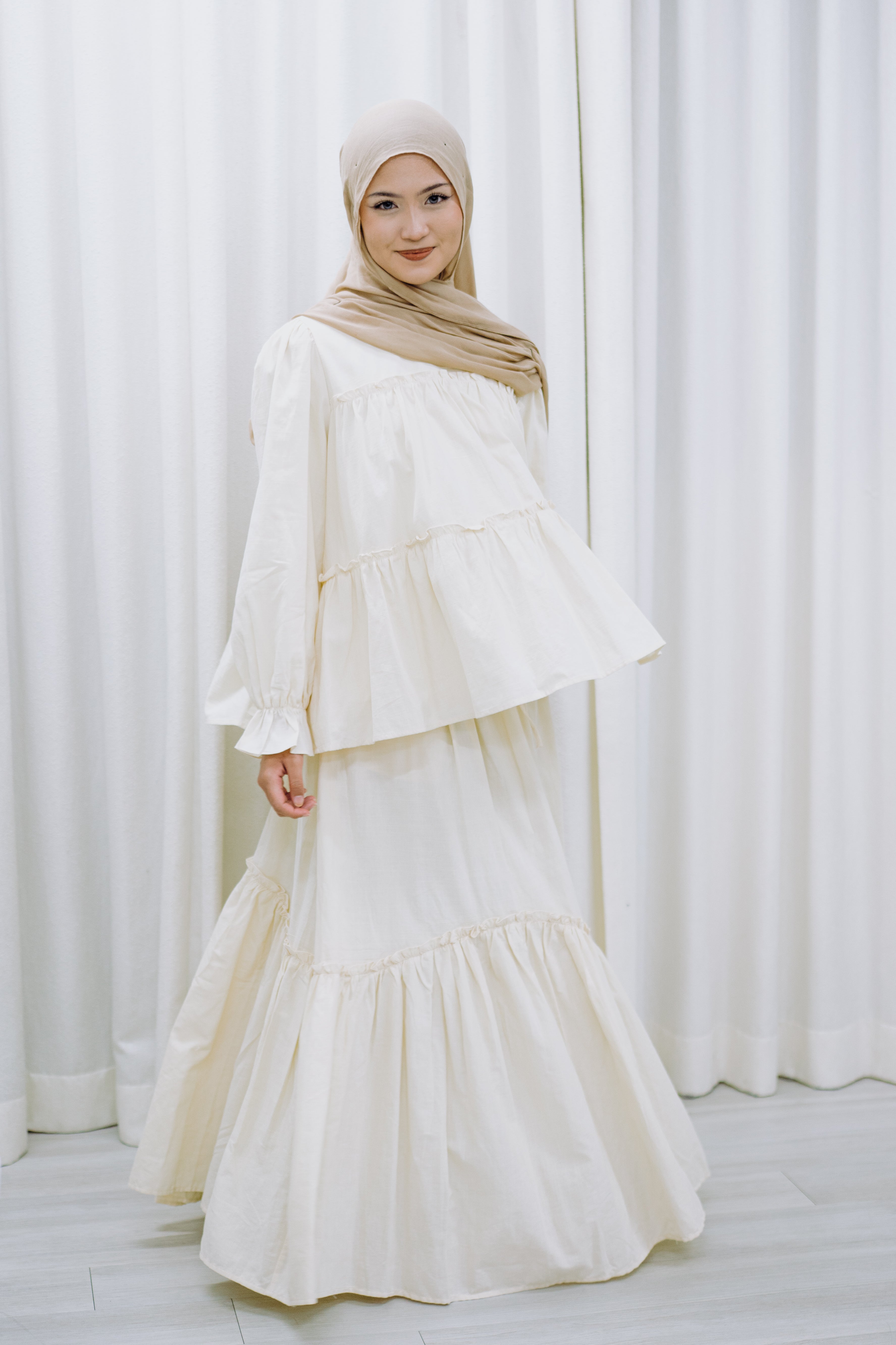 Aurette Ruffle Skirt Set HV Label