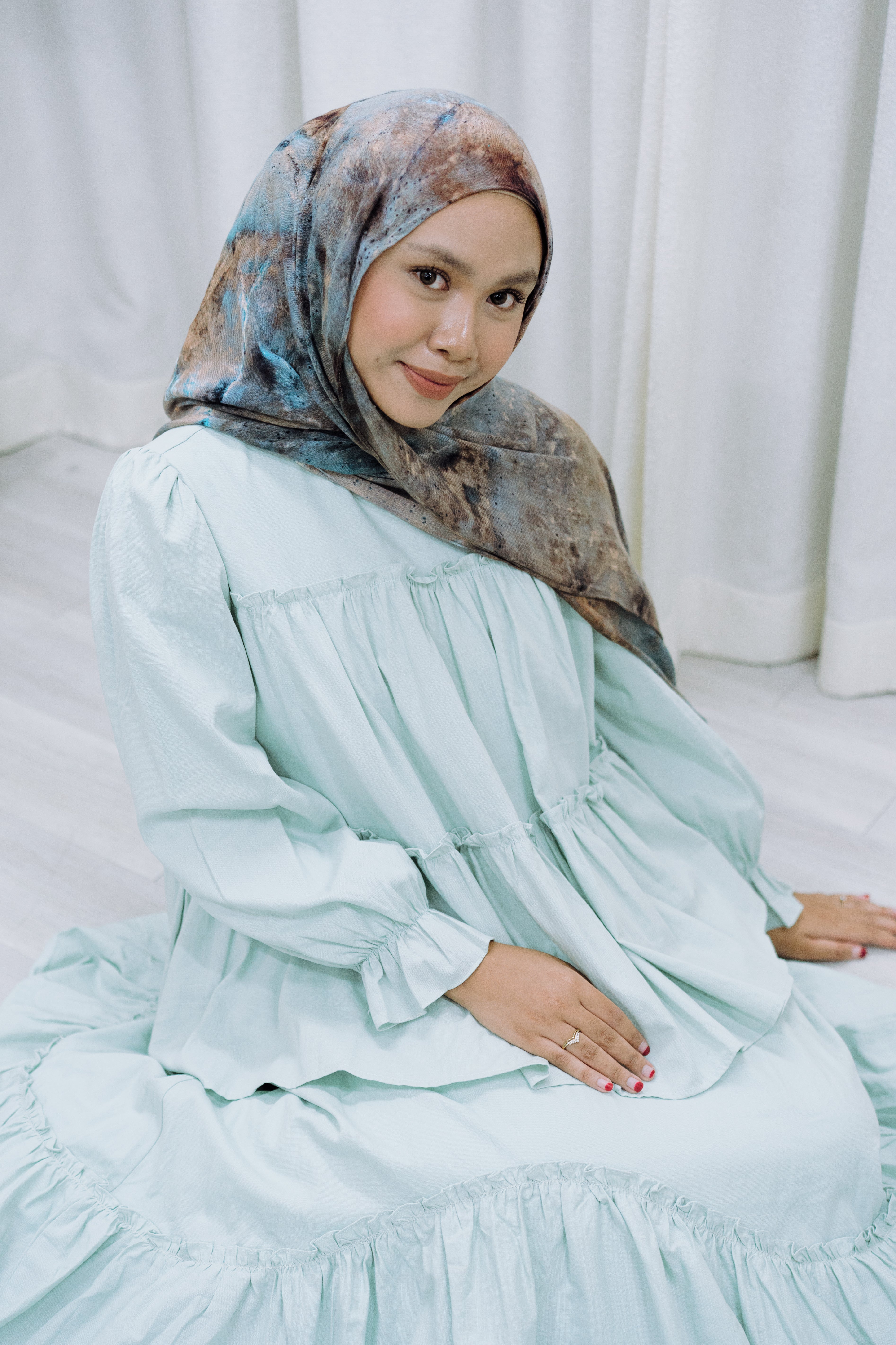 Aurette Ruffle Skirt Set HV Label