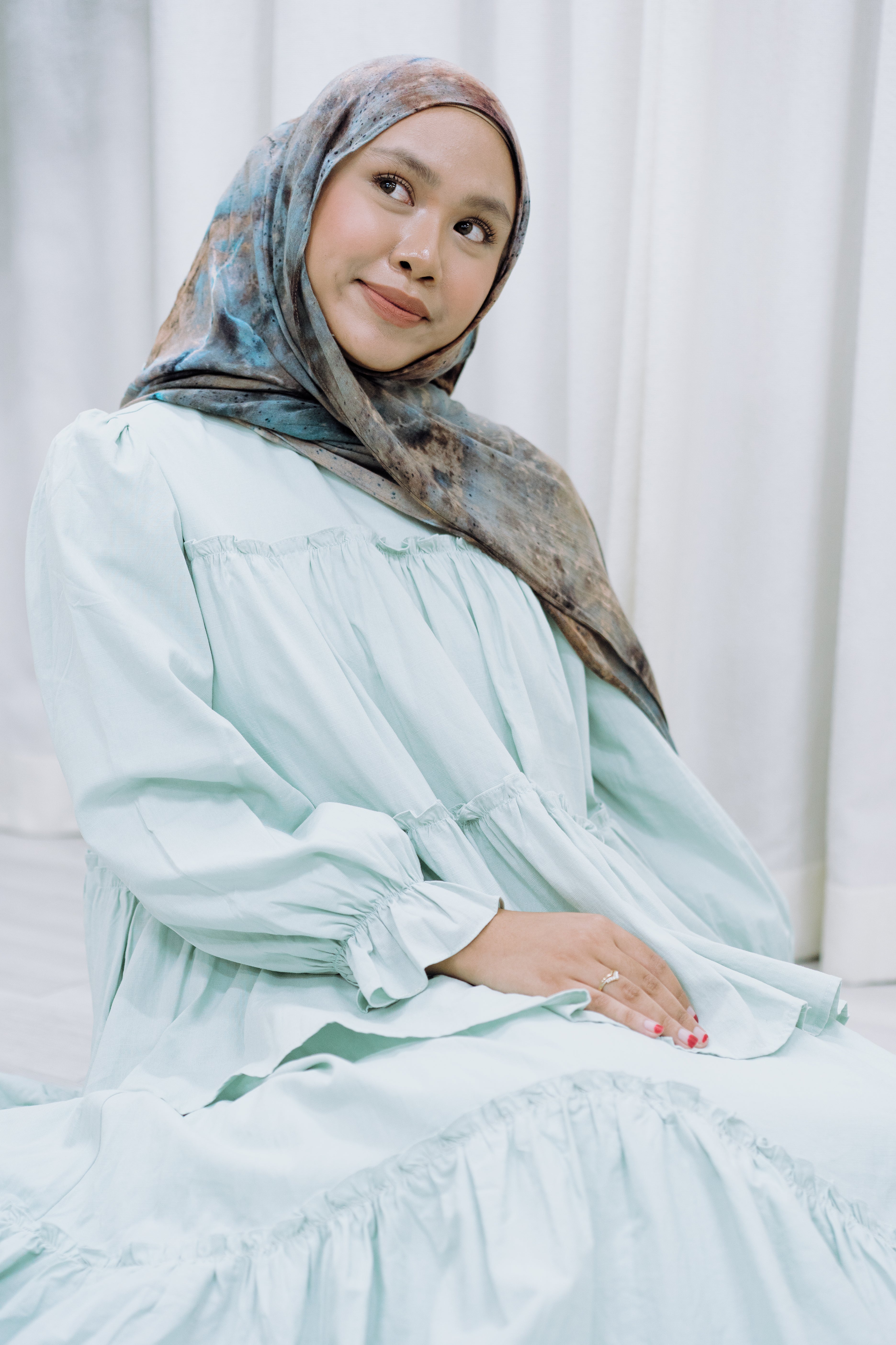 Aurette Ruffle Skirt Set HV Label