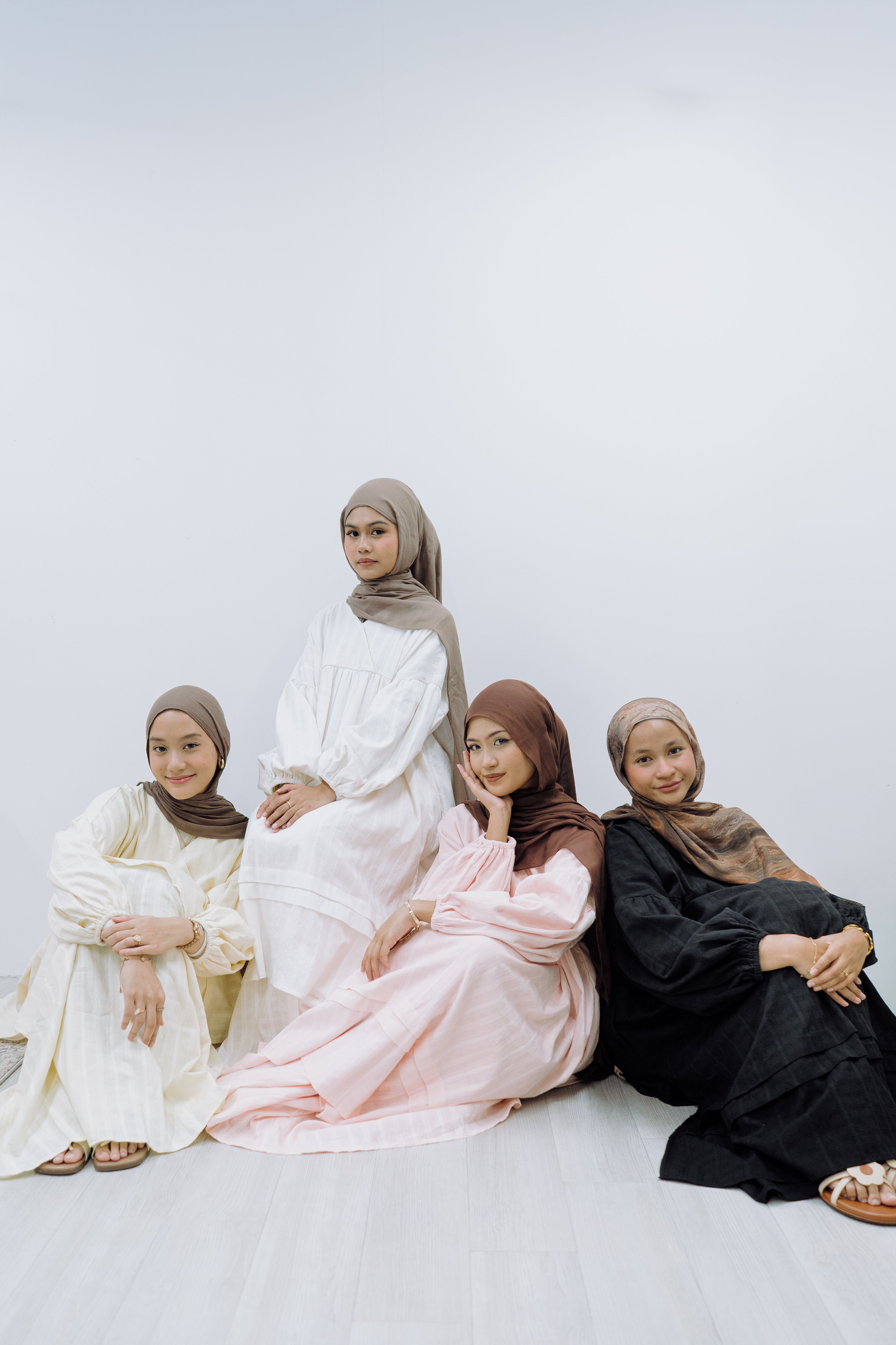 Kimora Skirt Set - Mono Plaid