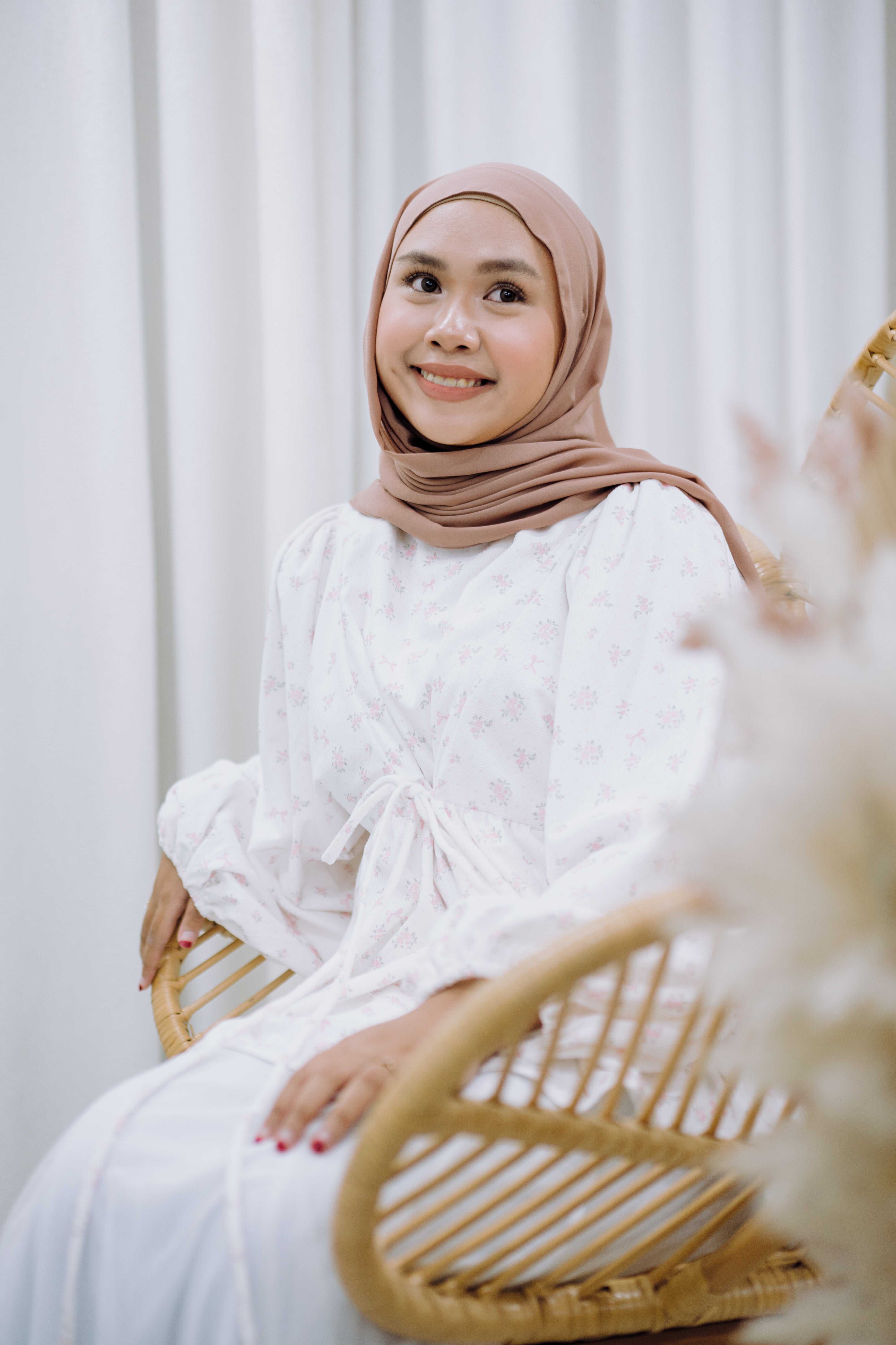 Faye Linen Tie Blouse HV Label