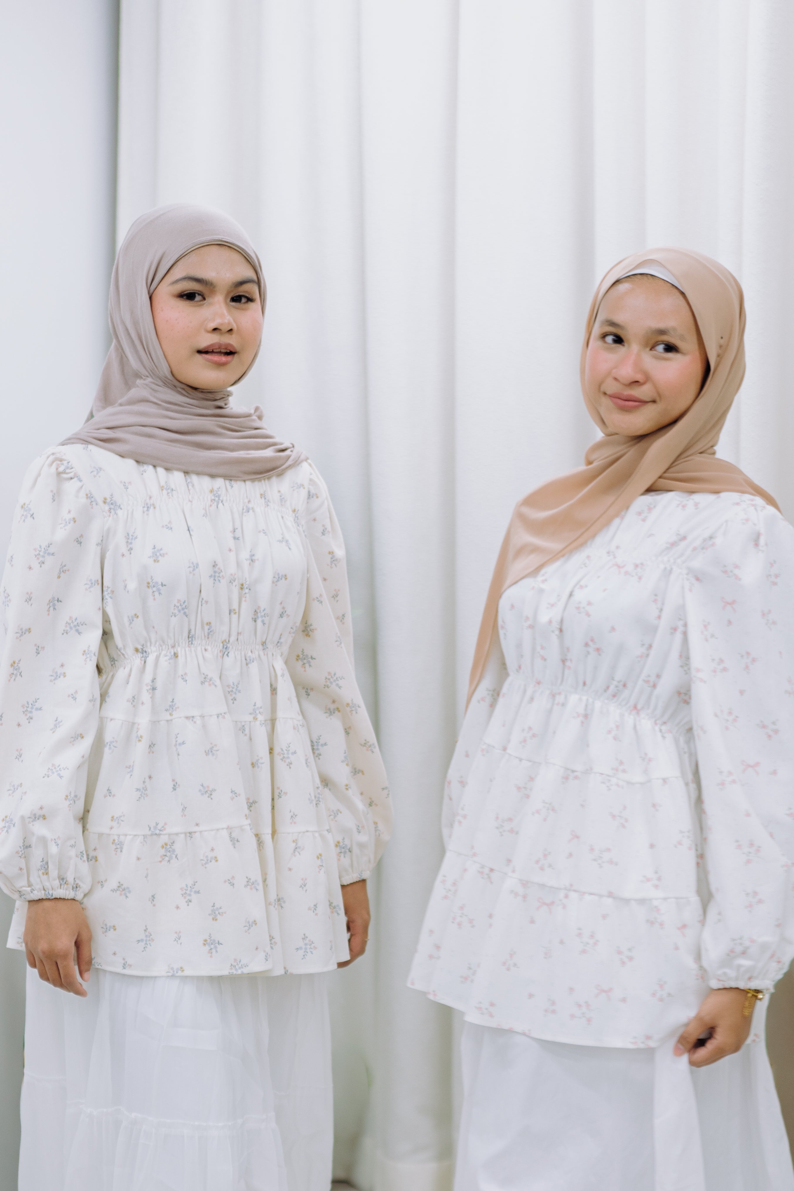 Freya Printed Ruched Top