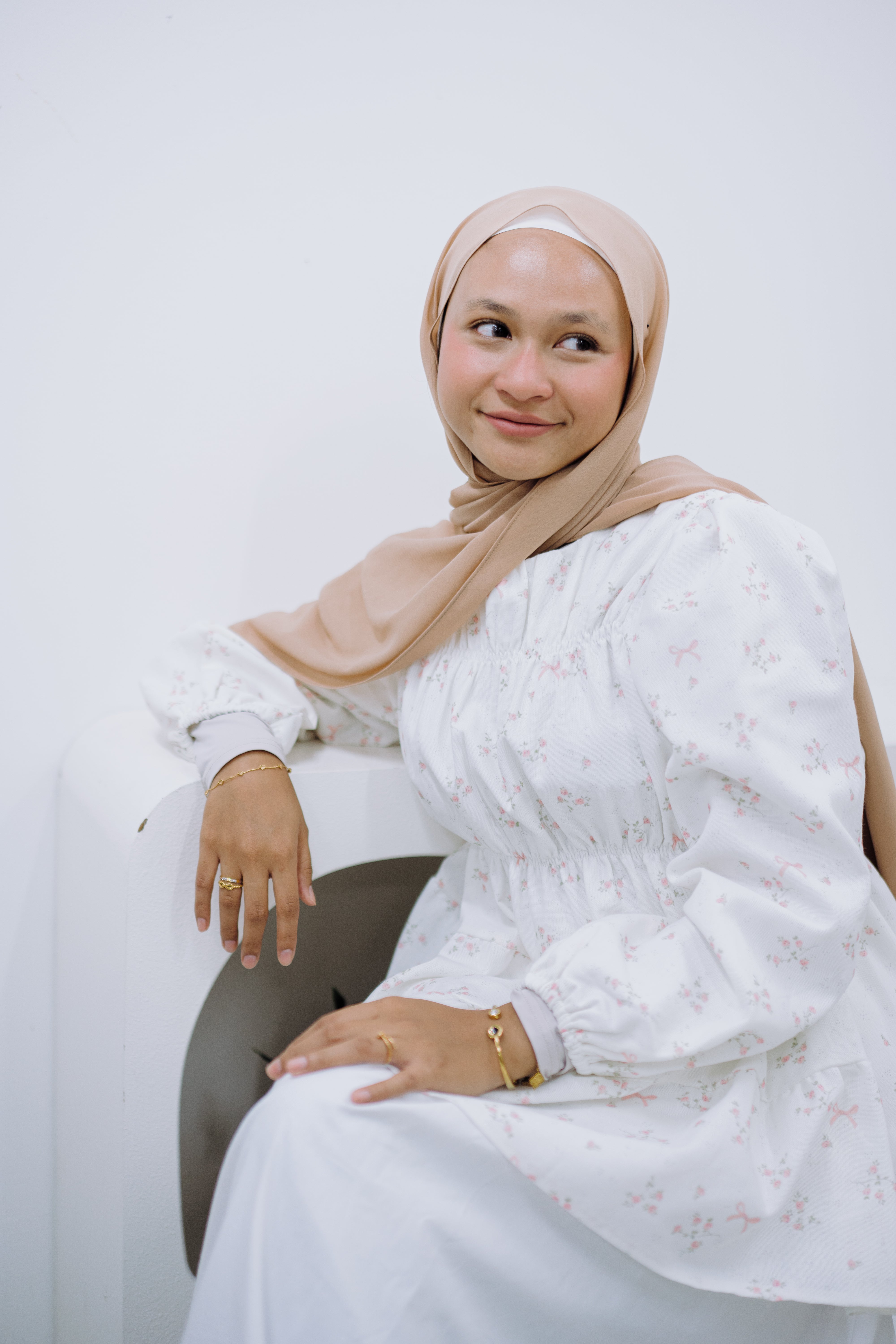 Freya Printed Ruched Top