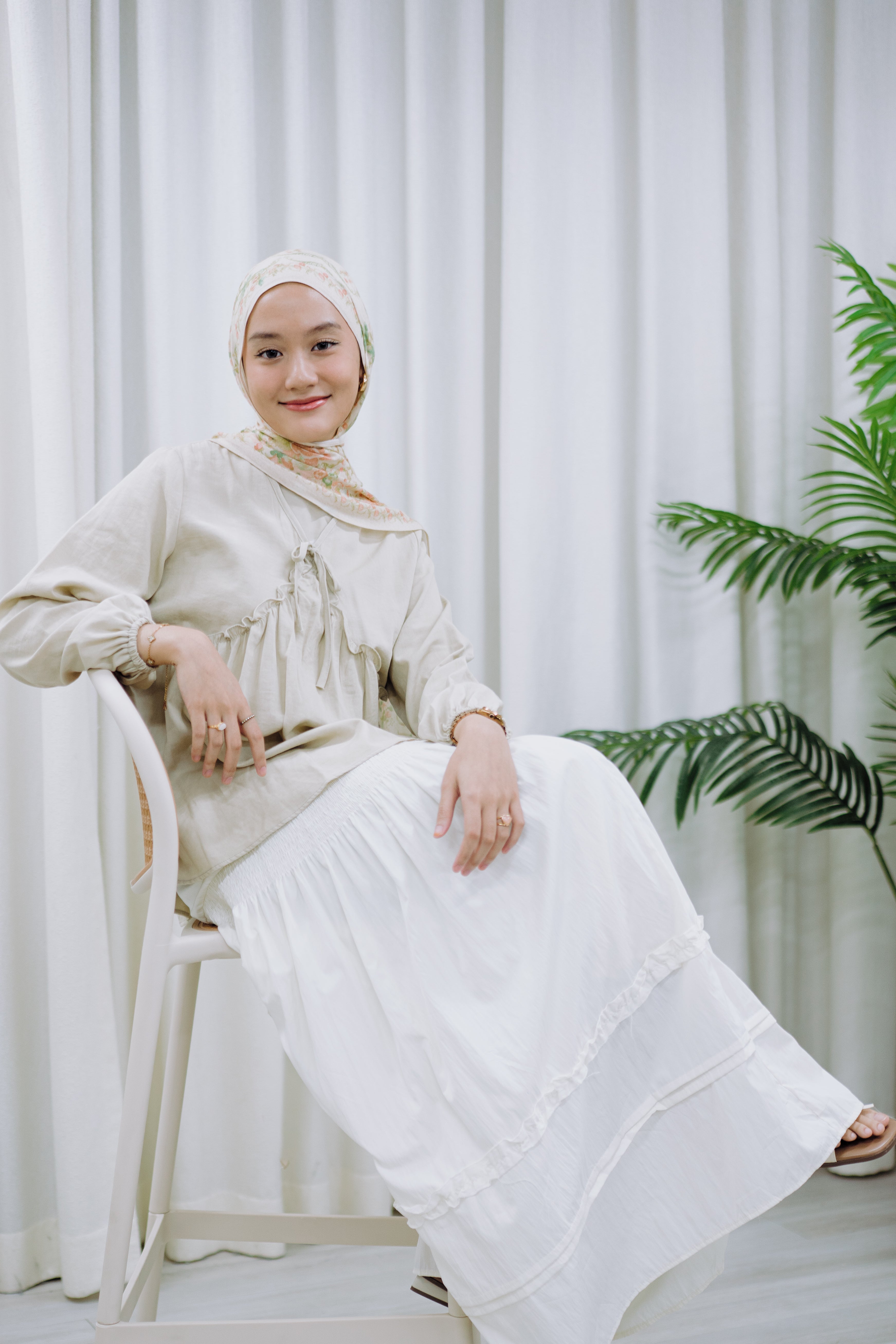 Ruffle Empire Top HV Label