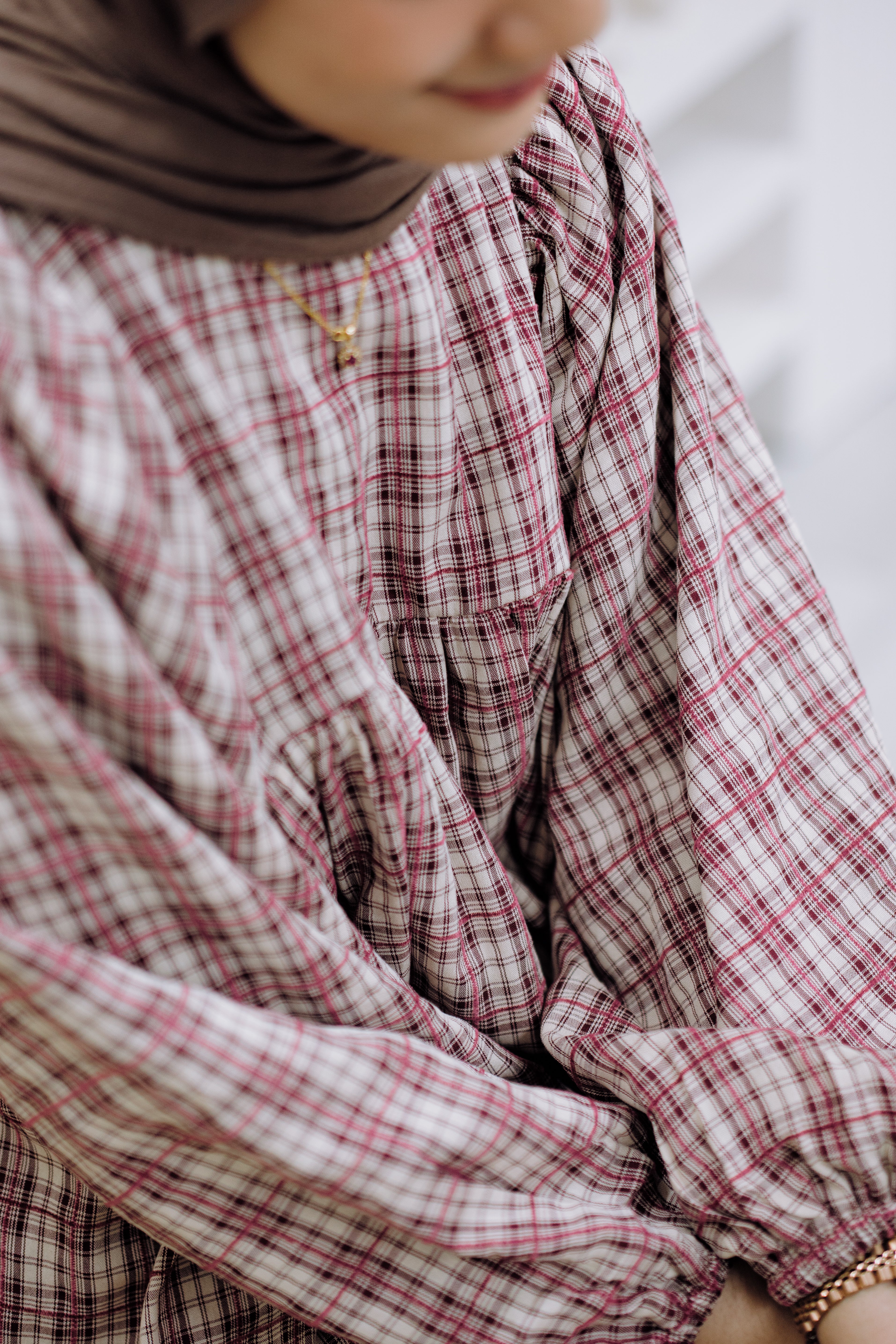Babydoll Tunic - Check and Plaid