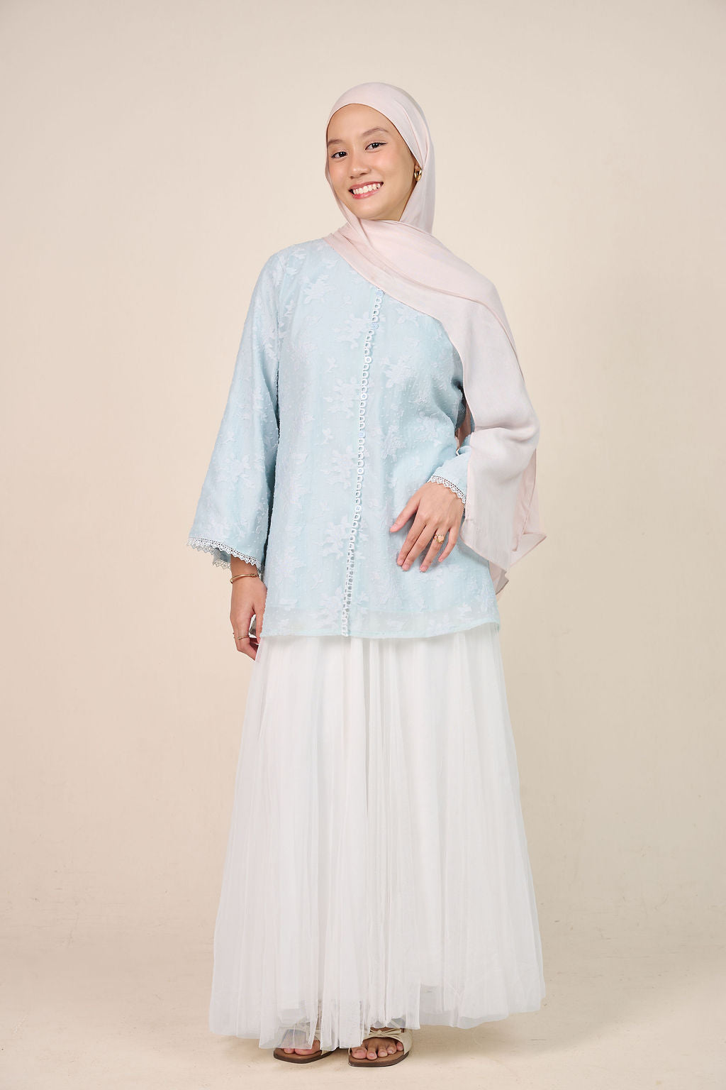 Wanderlace Flare Blouse - Lunaria