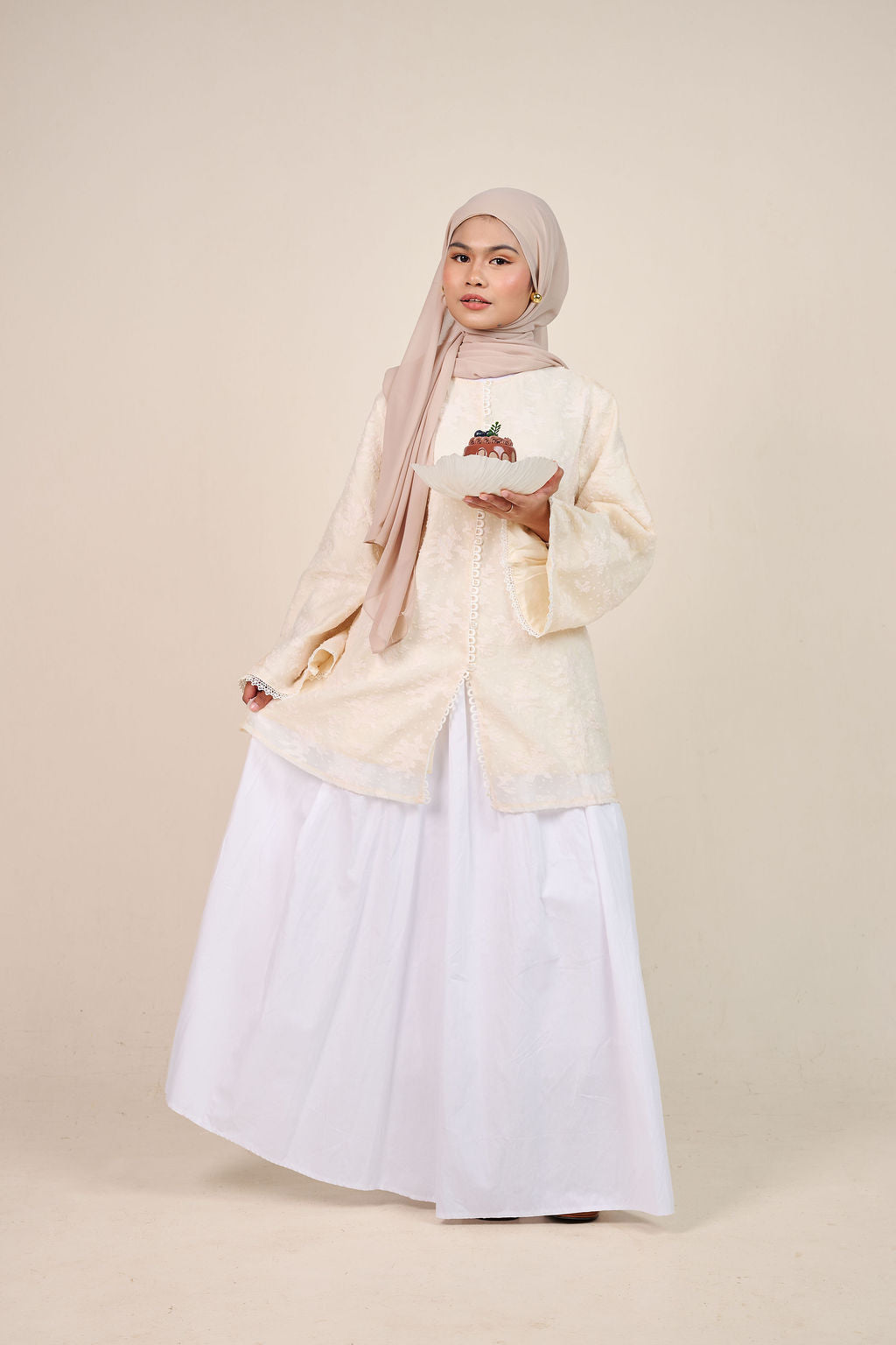Wanderlace Flare Blouse - Lunaria