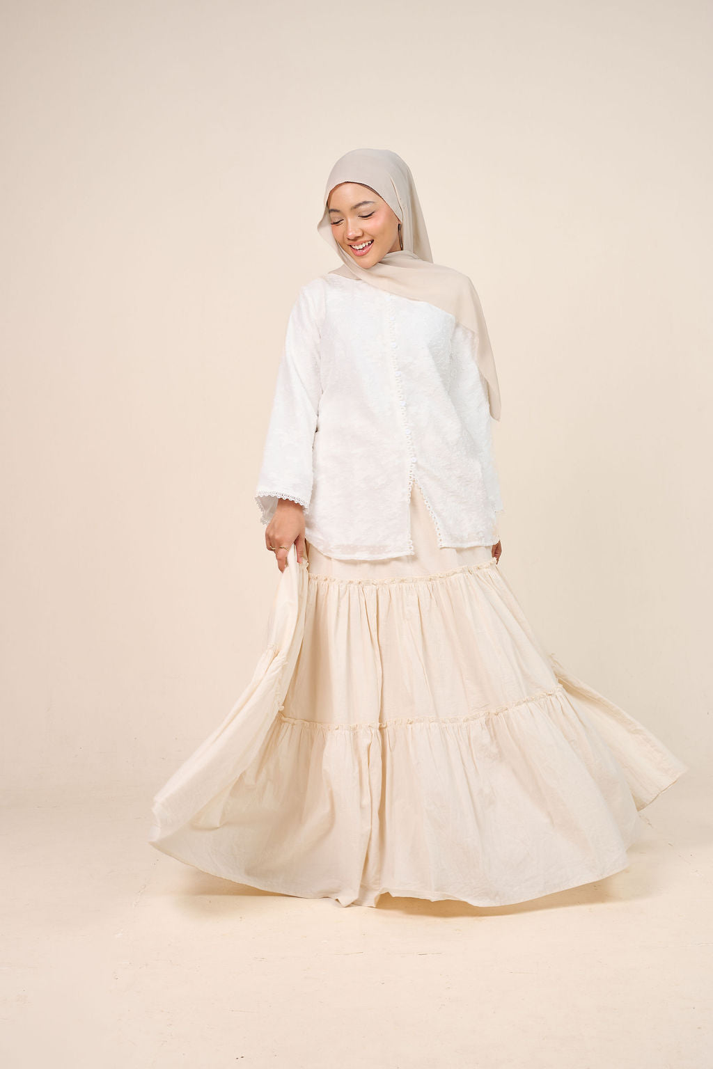 Wanderlace Flare Blouse - Lunaria