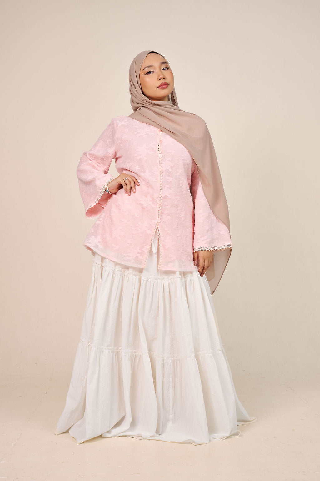 Wanderlace Flare Blouse - Lunaria