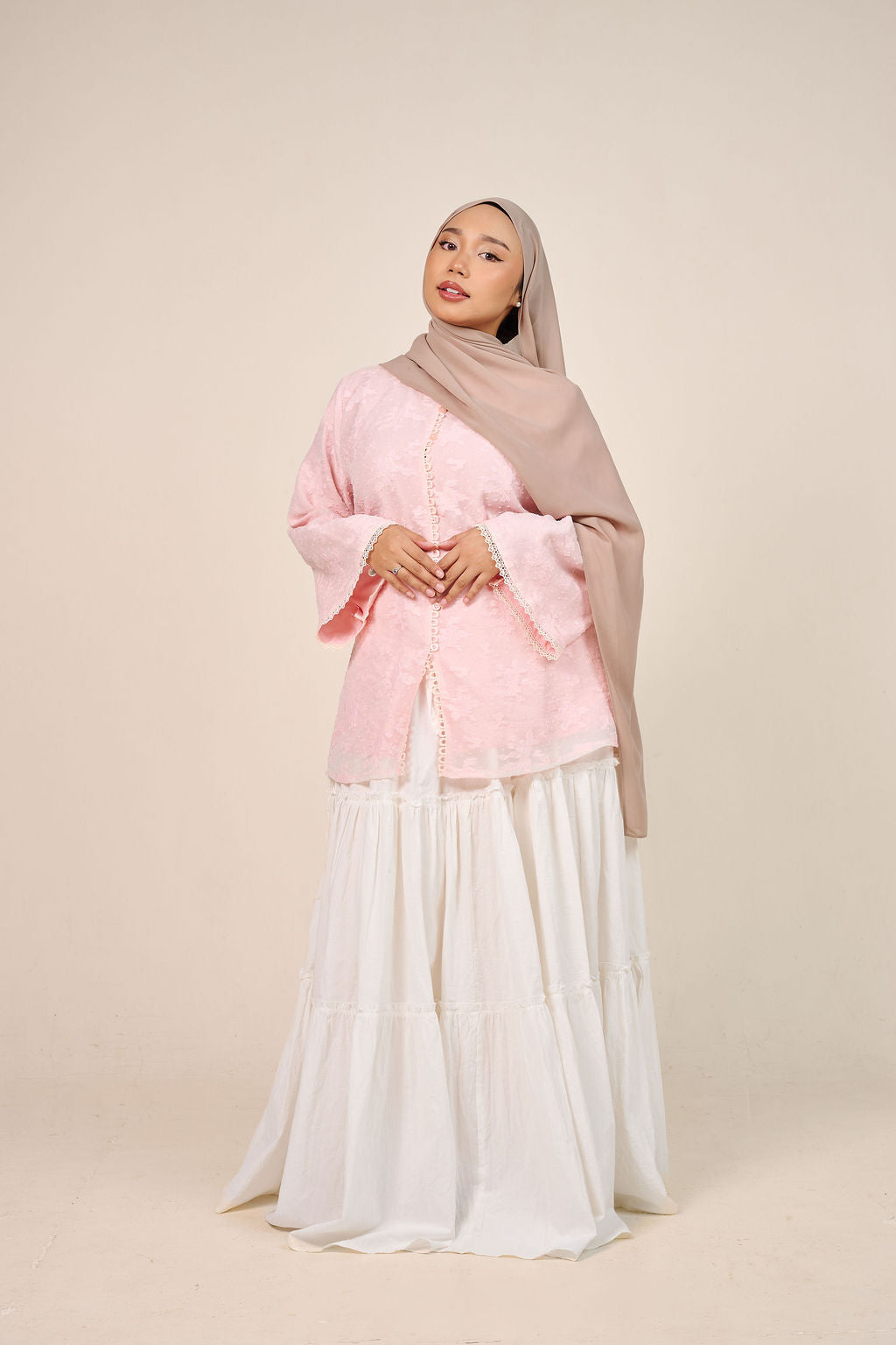 Wanderlace Flare Blouse - Lunaria