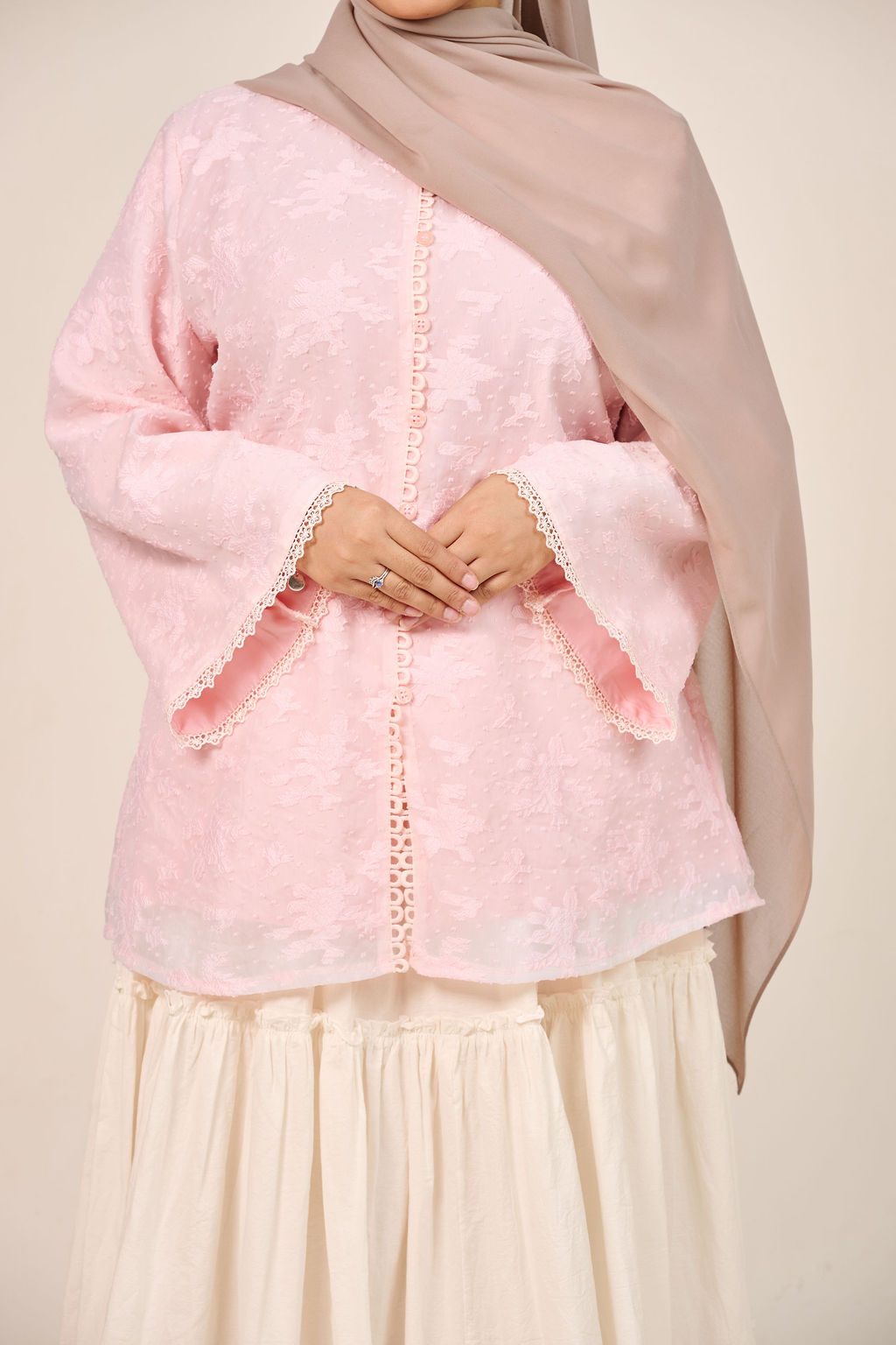 Wanderlace Flare Blouse - Lunaria