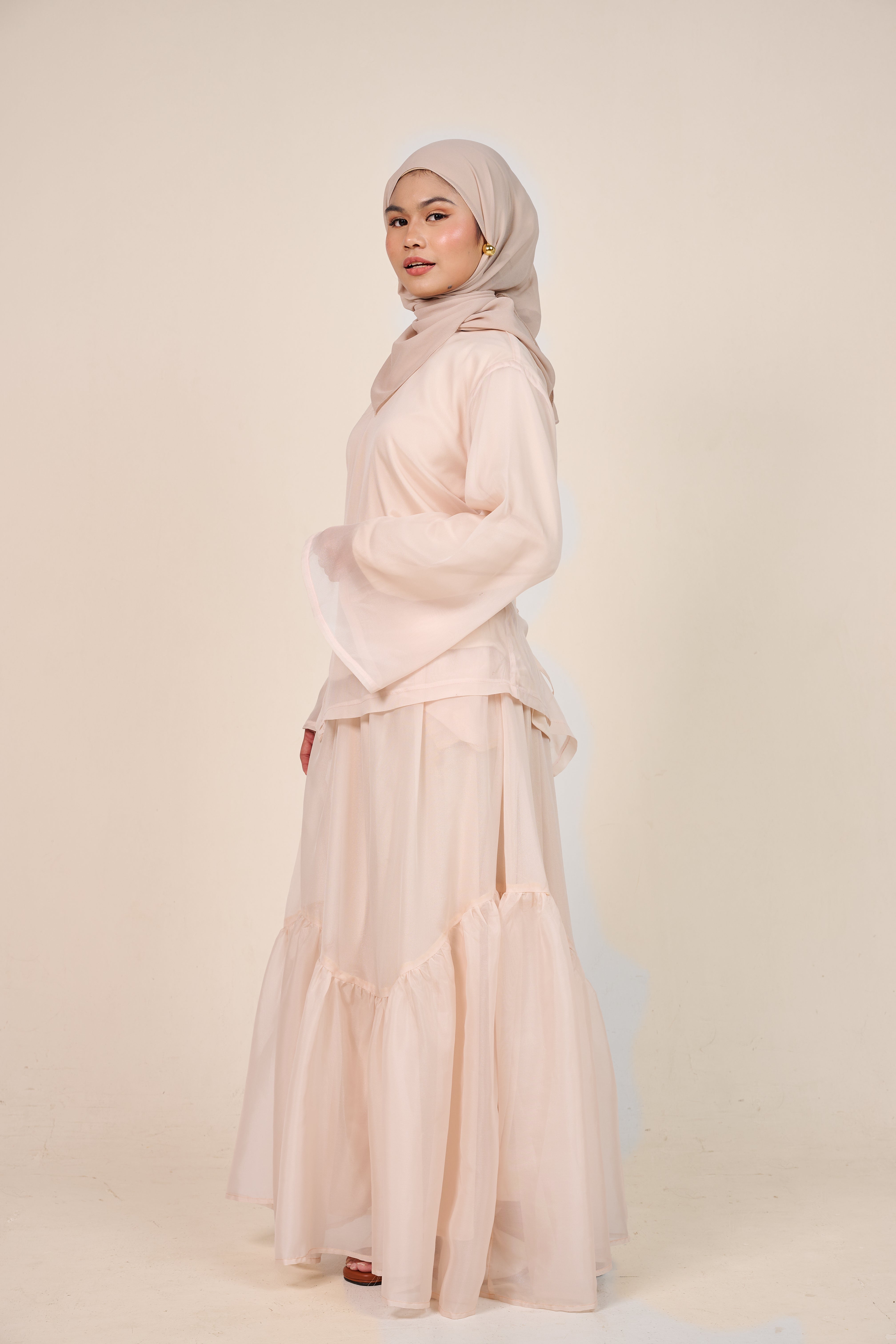 Muse Seam Corset Organza Set Corset