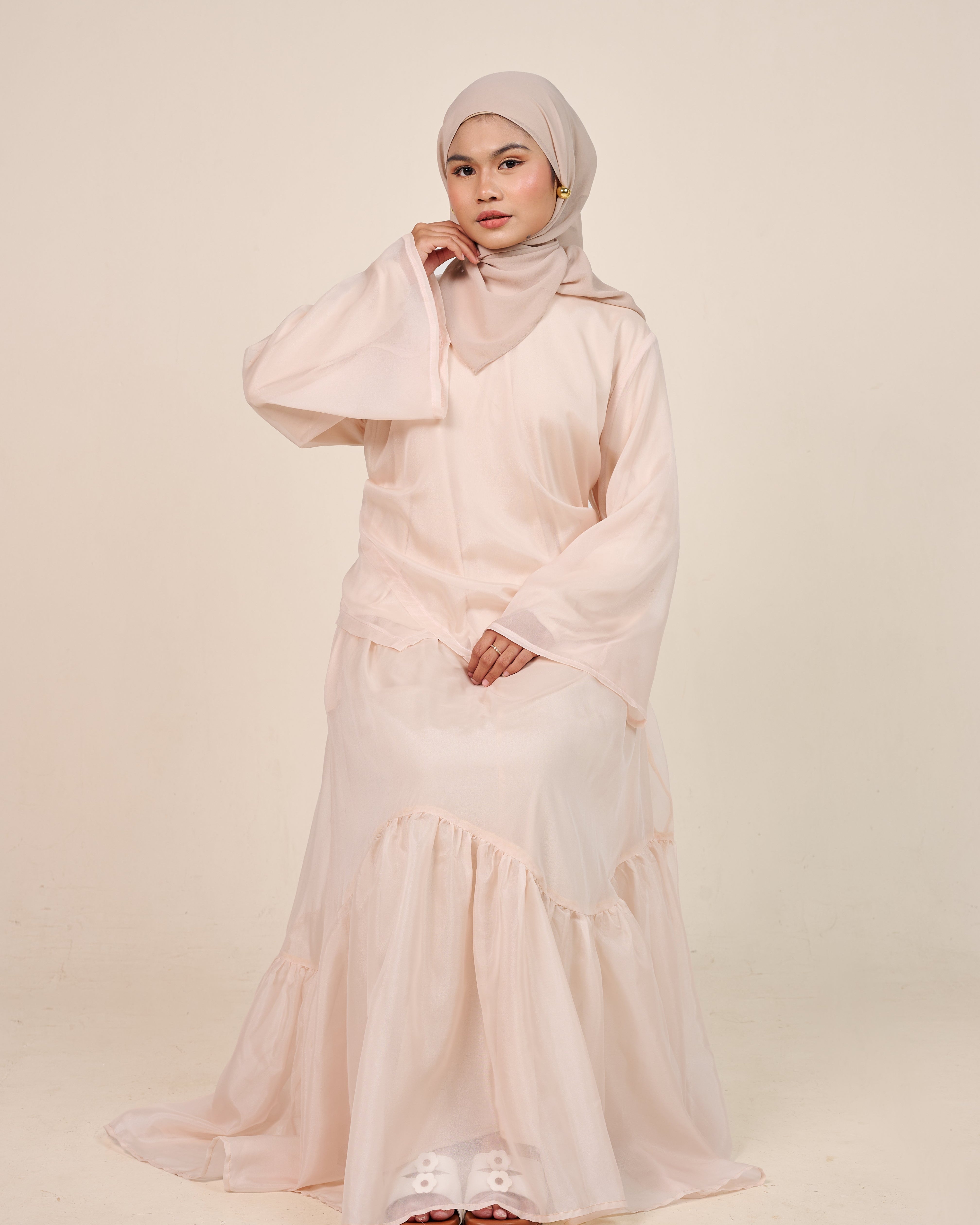 Muse Seam Corset Organza Set Corset
