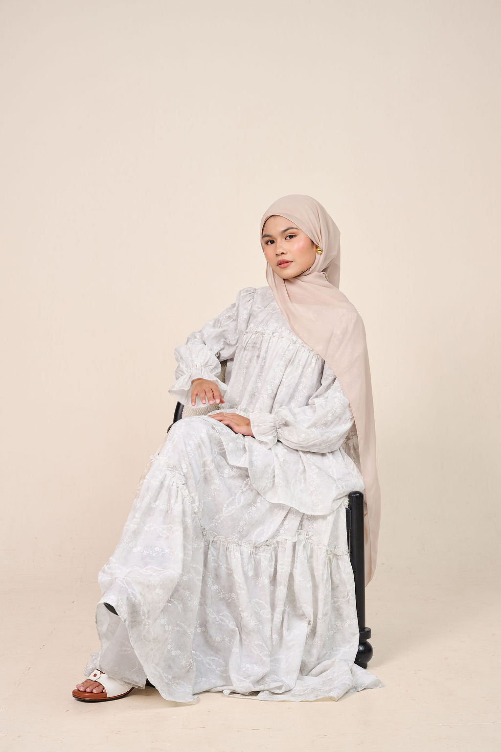 Aurette Ruffle Skirt Set - Pastel Botanica