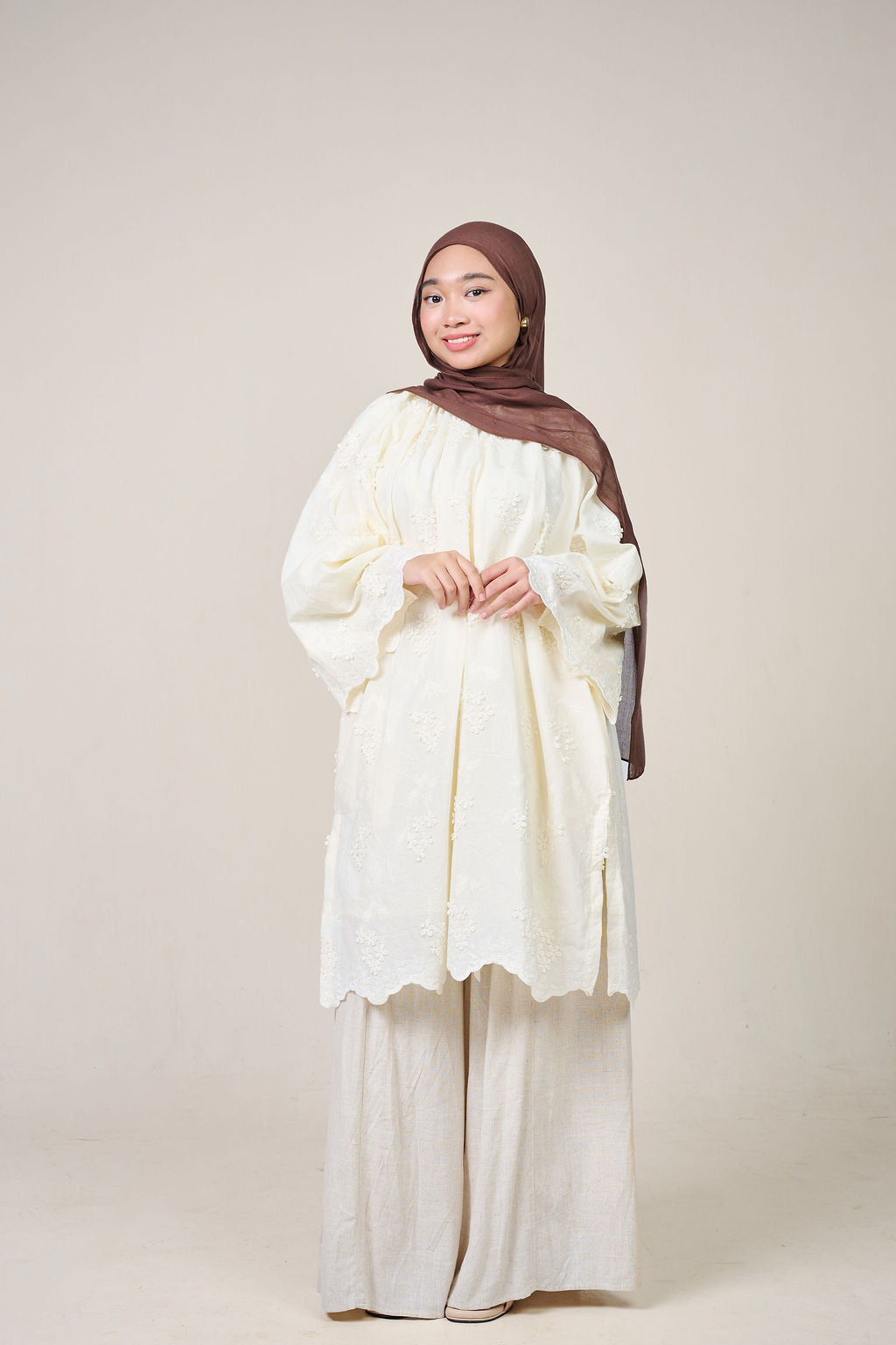Eyelet Oversized Tunic HV LABEL