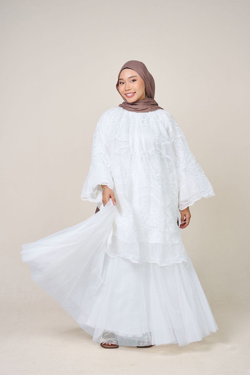 Celestia Organza Tunic Nursing Friendly