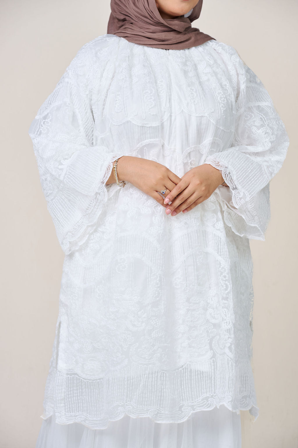 Celestia Organza Tunic Nursing Friendly