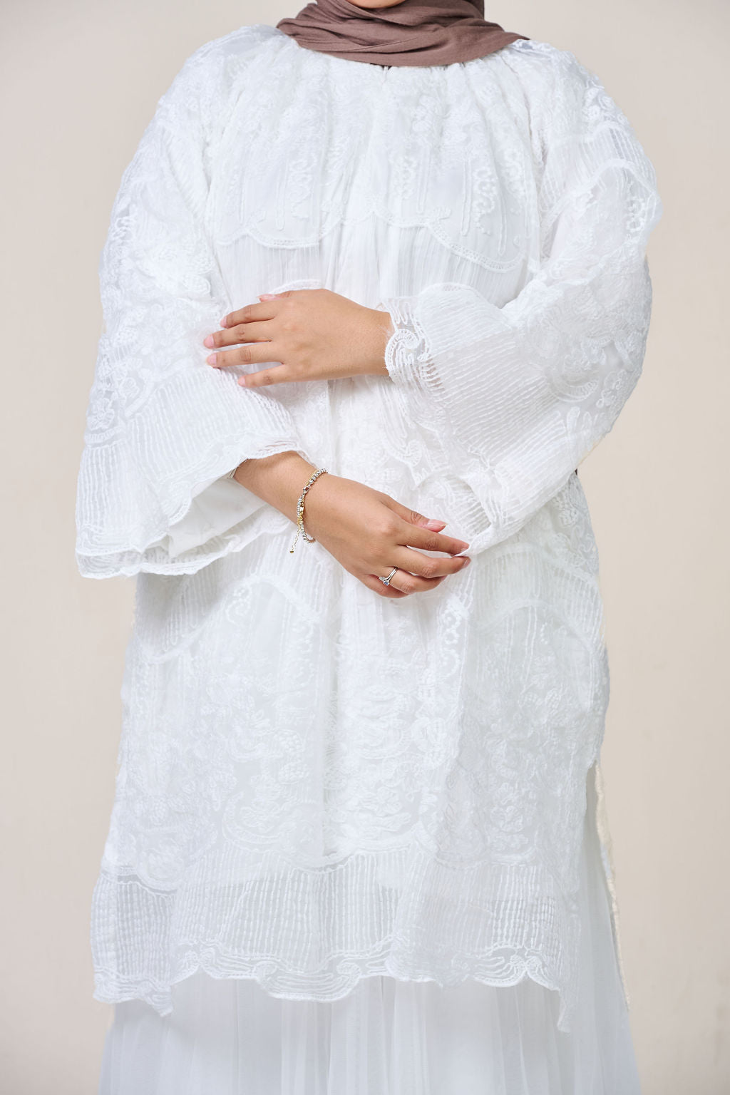 Celestia Organza Tunic Nursing Friendly