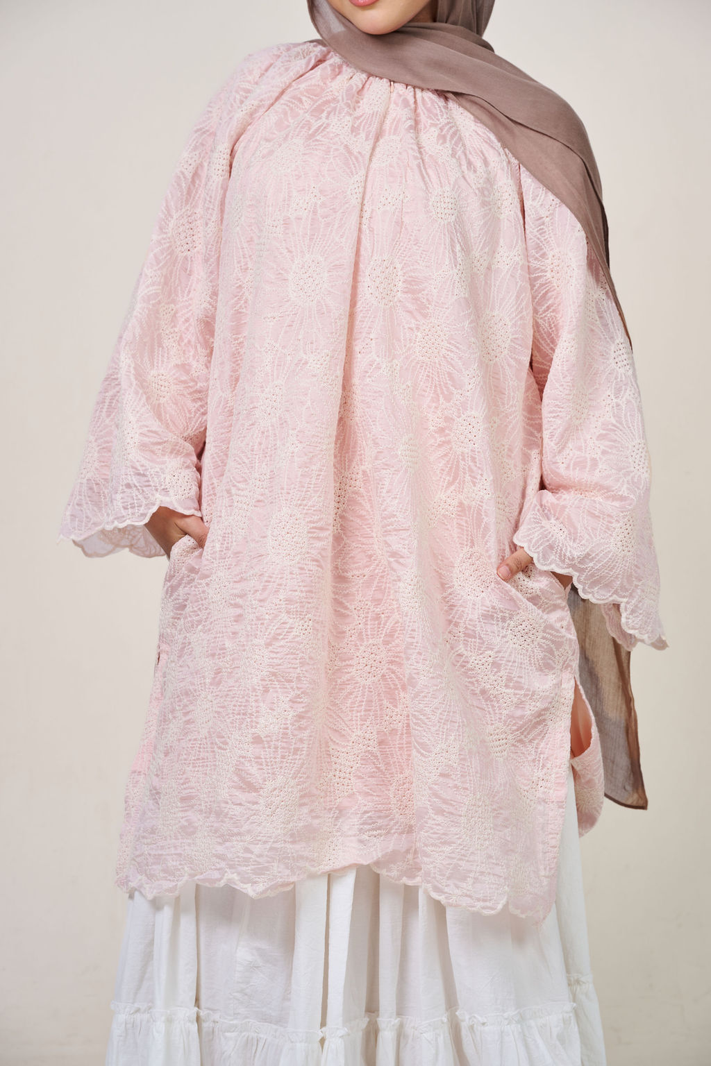 The Safa Organza Tunic Nursing Friendly