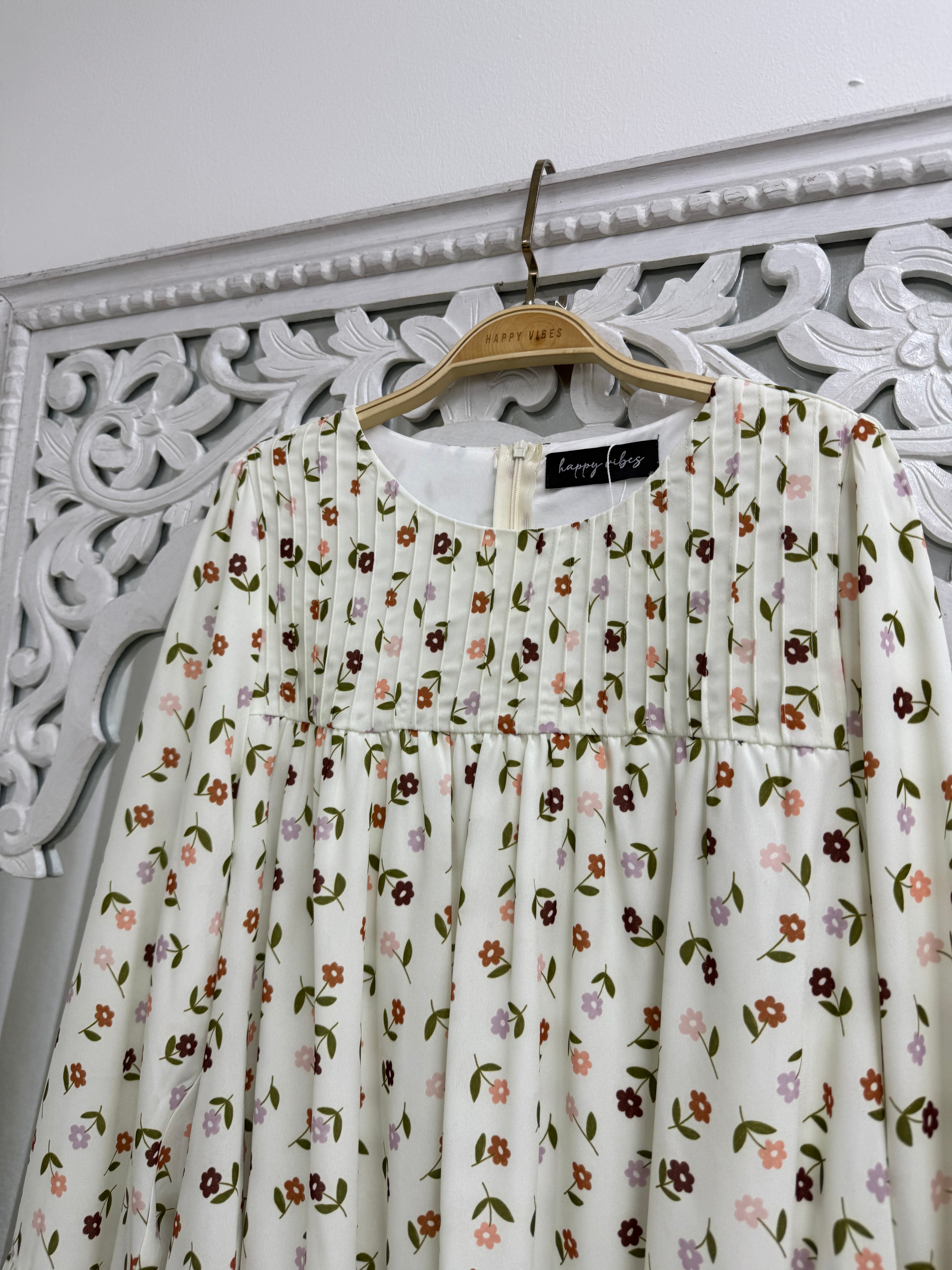 Ethereal Printed Flounce Top