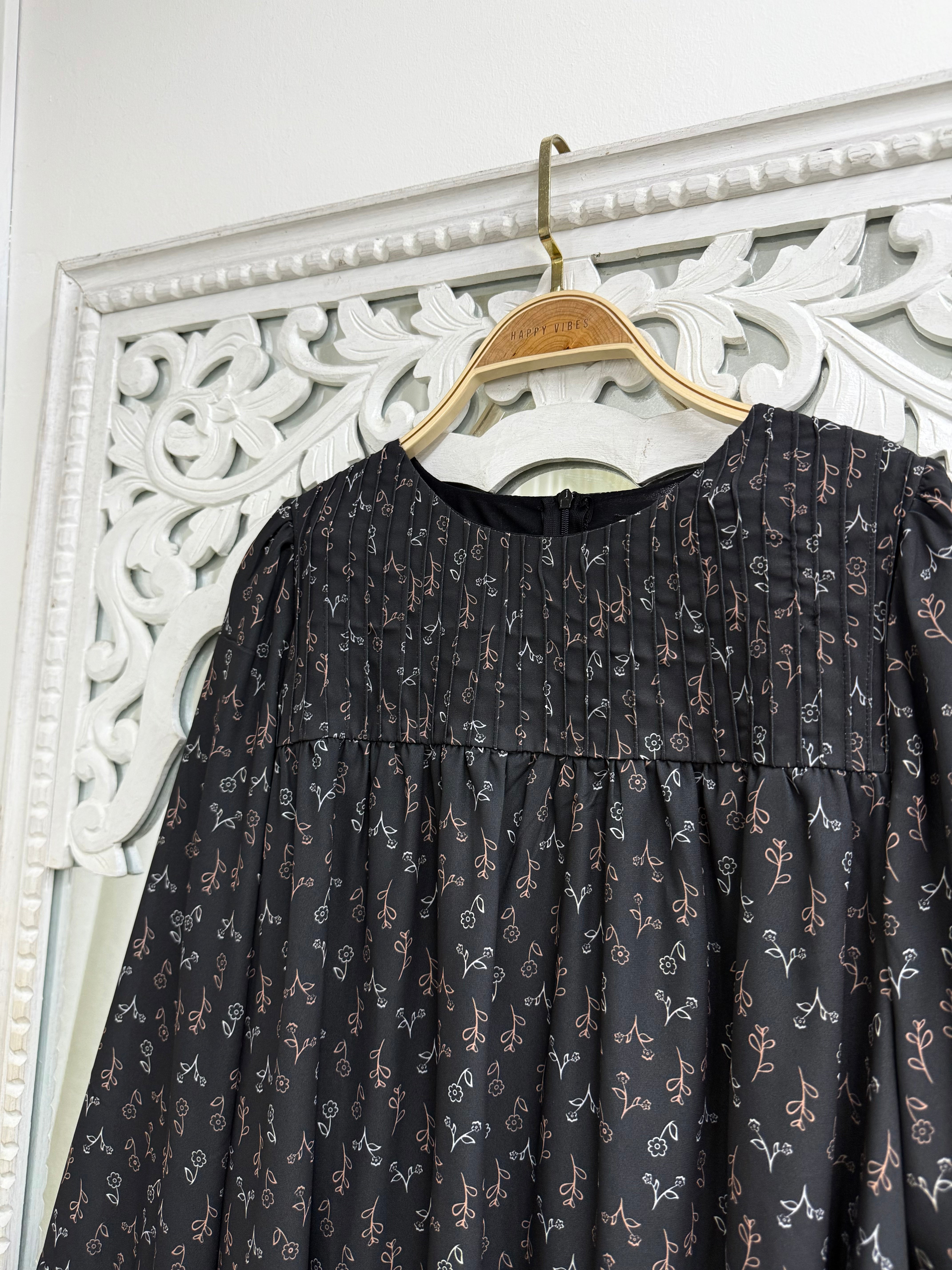 Ethereal Printed Flounce Top