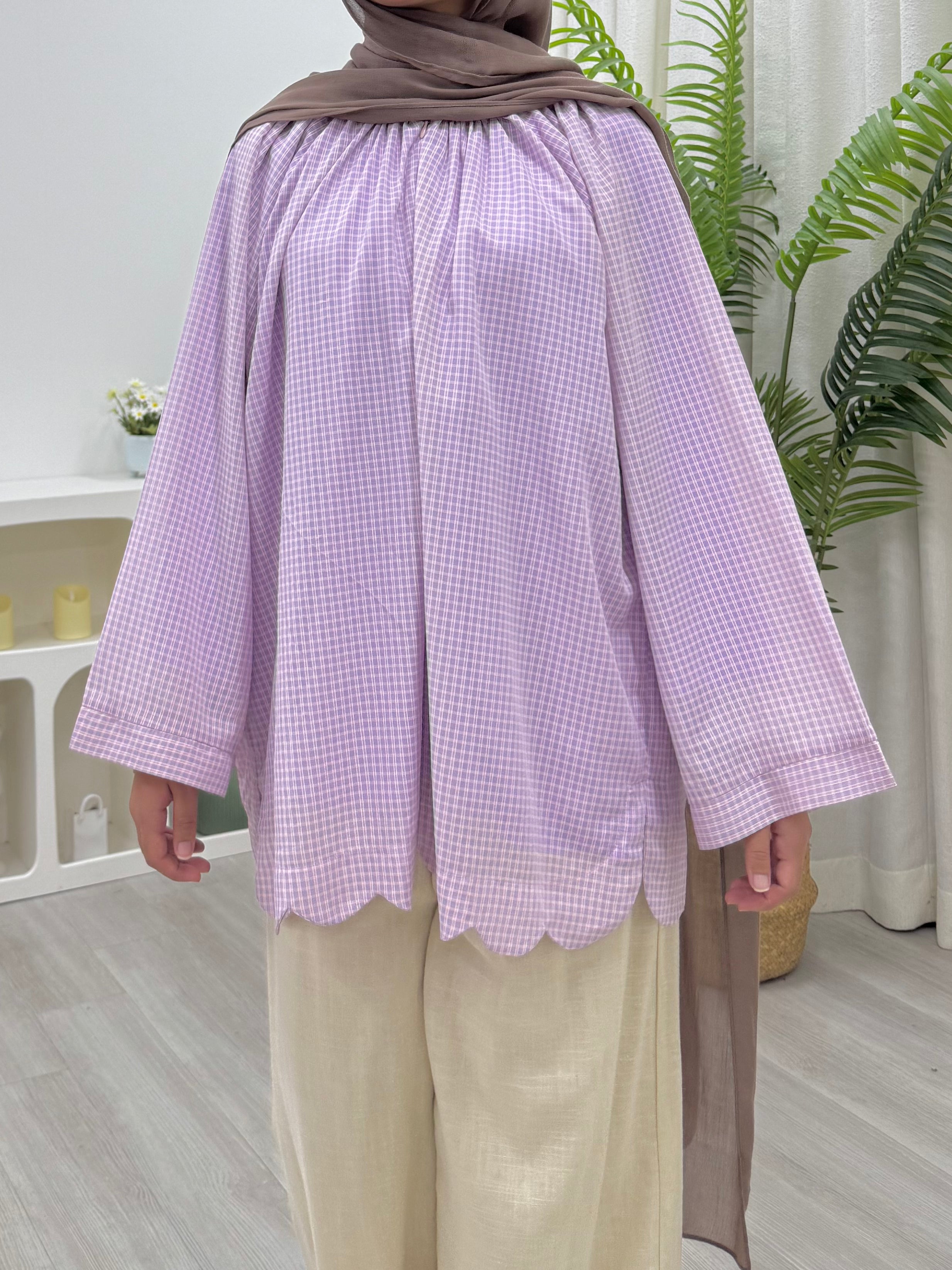Sculpted Top - Vintage Gingham